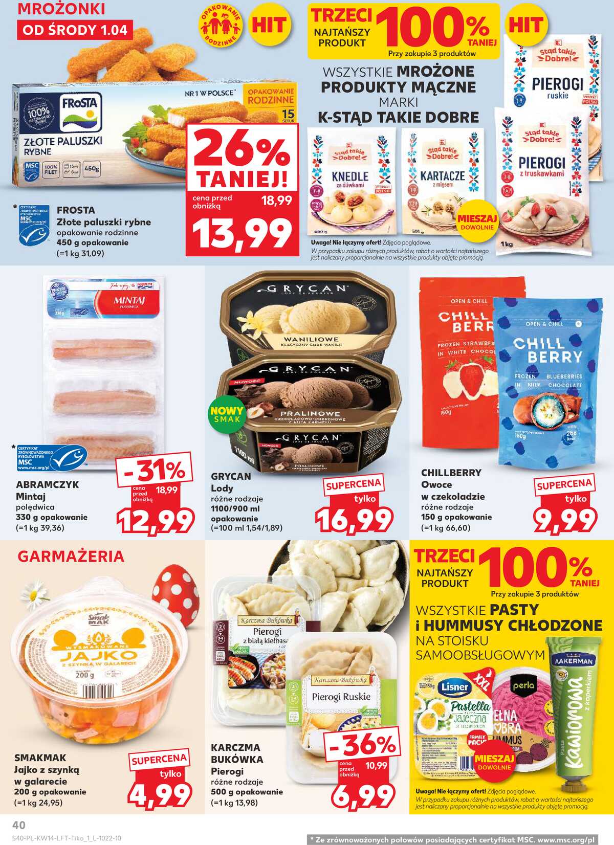 Leták Kaufland Polsko 1.4.-8.4.2026 - Noviny týdne strana 40