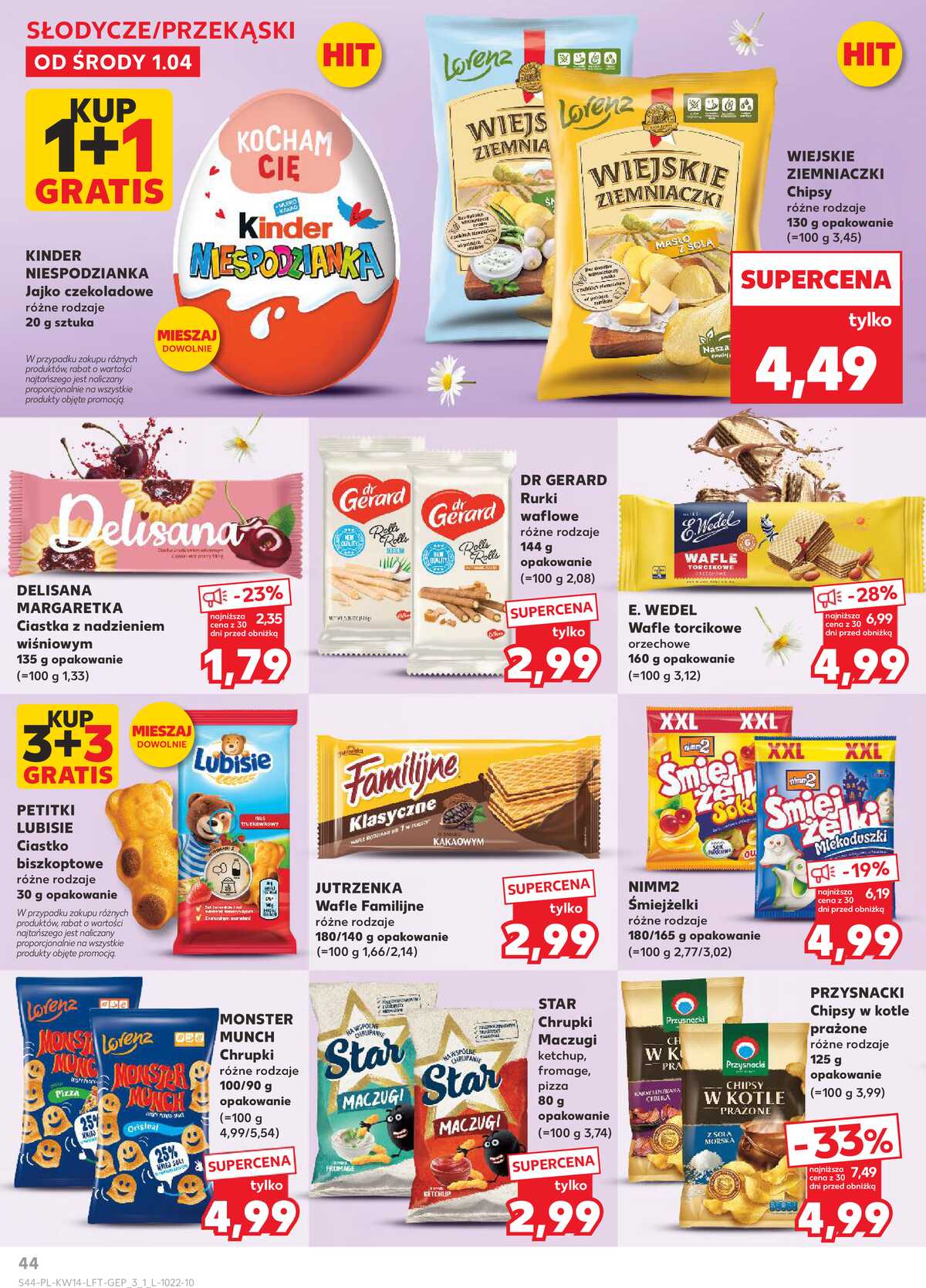 Leták Kaufland Polsko 1.4.-8.4.2026 - Noviny týdne strana 44