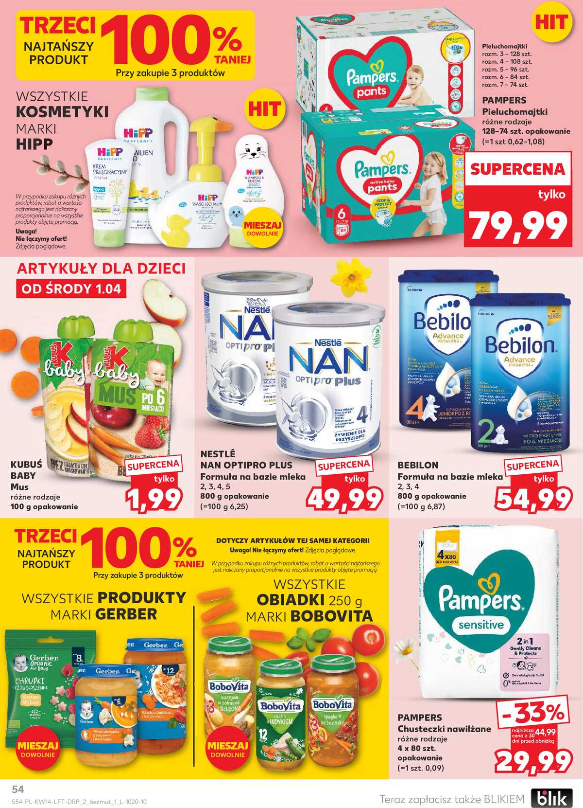 Leták Kaufland Polsko 1.4.-8.4.2026 - Noviny týdne strana 54