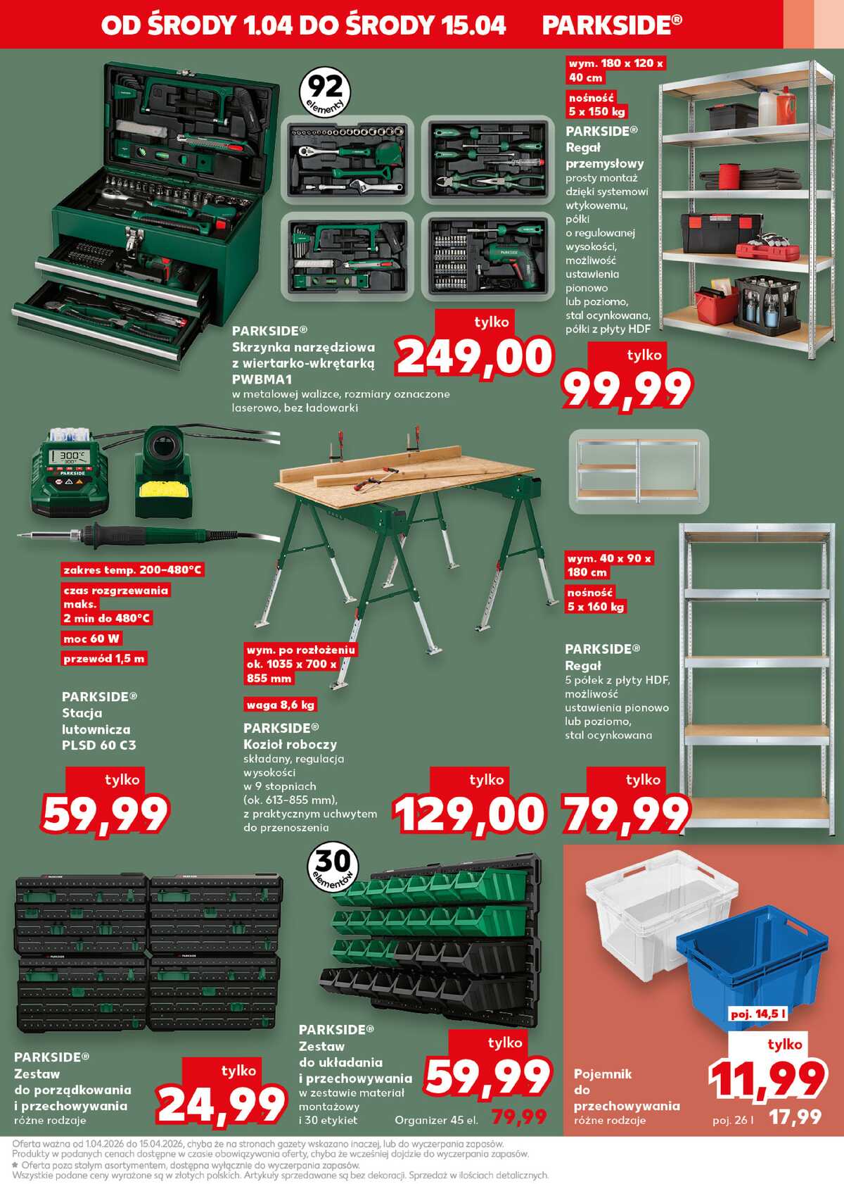 Leták Kaufland Polsko 1.4.-15.4.2026 strana 9