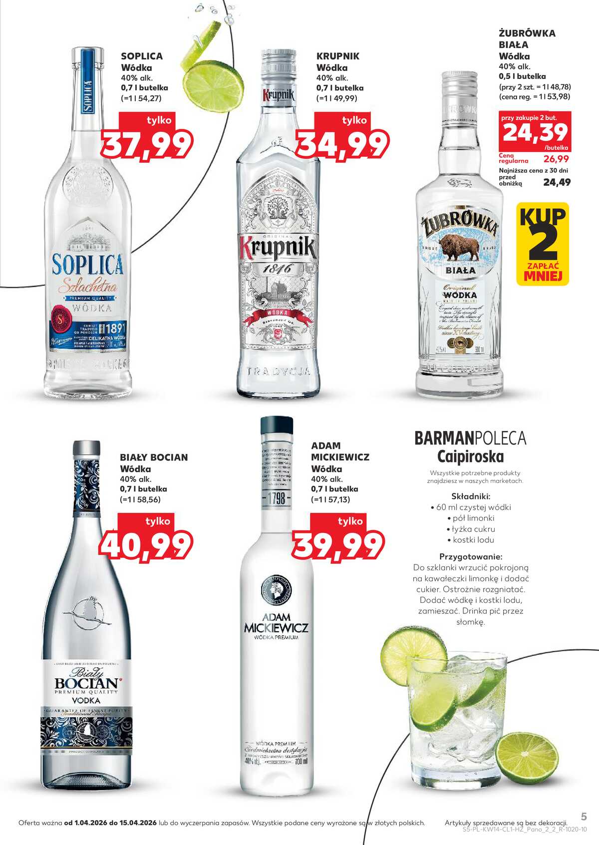 Leták Kaufland Polsko 1.4.-15.4.2026 - Bar Kaufland strana 5