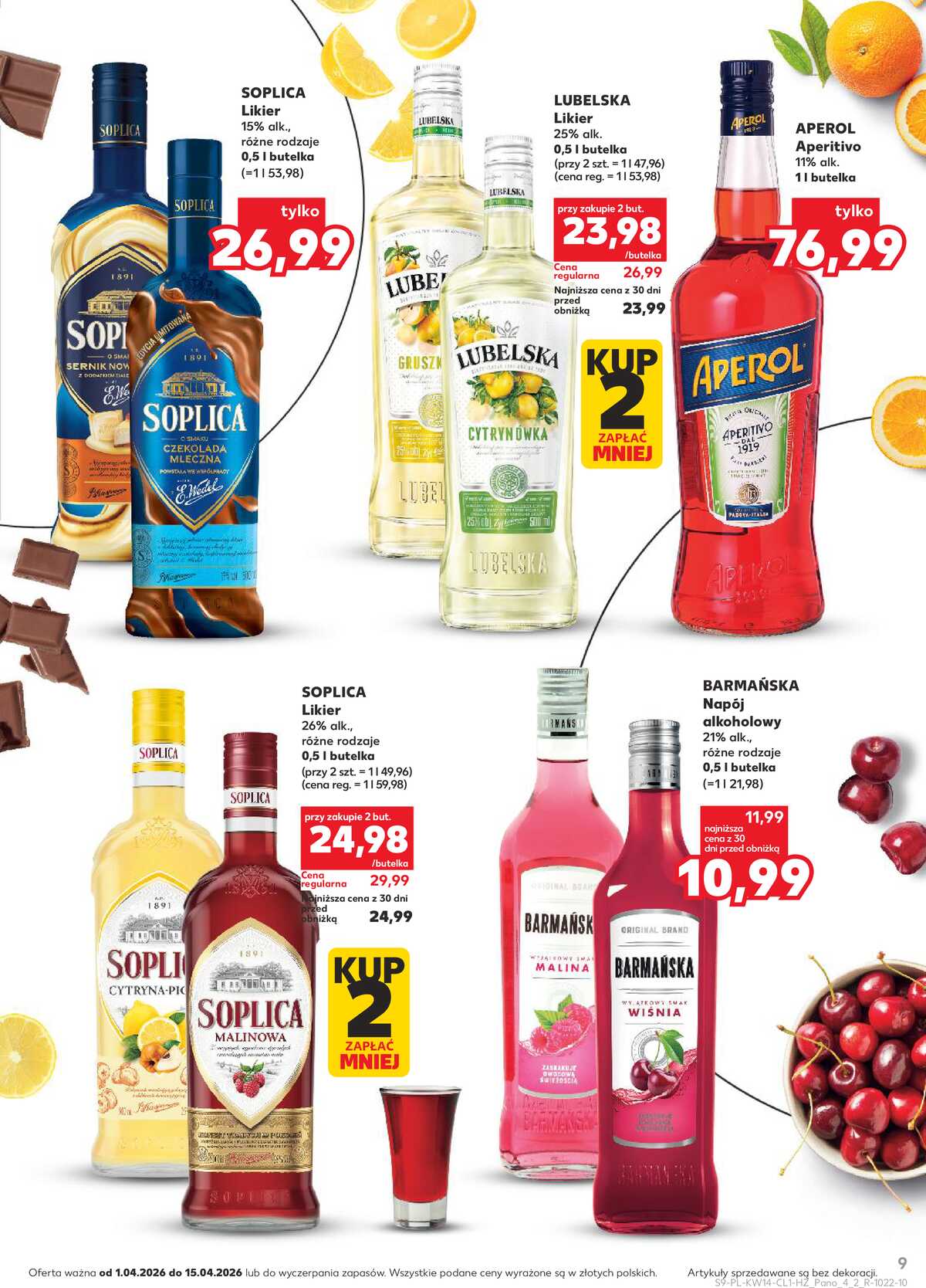 Leták Kaufland Polsko 1.4.-15.4.2026 - Bar Kaufland strana 9