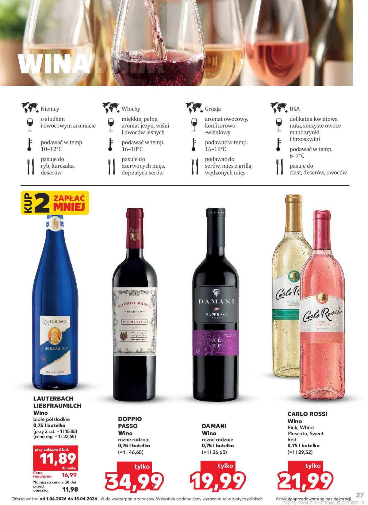 Leták Kaufland Polsko 1.4.-15.4.2026 - Bar Kaufland strana 27