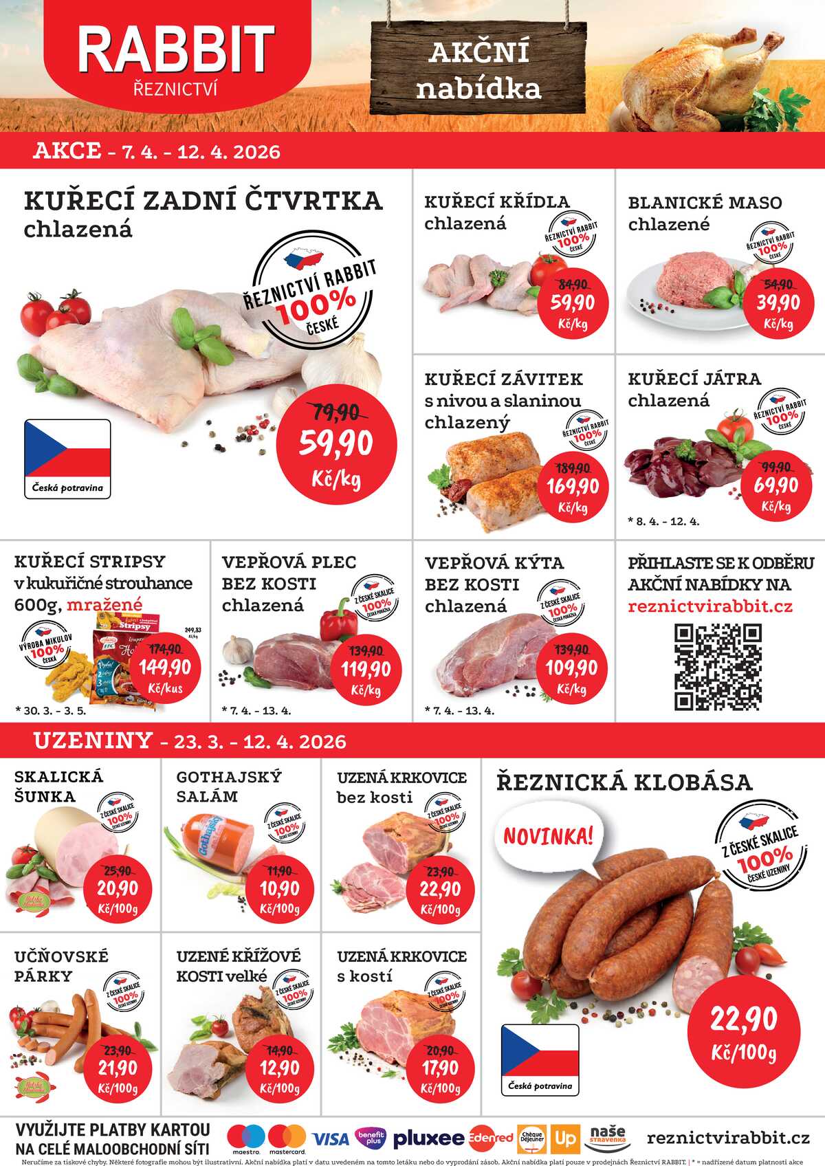 RABBIT řeznictví od 7.4. do 12.4.2026 strana 1