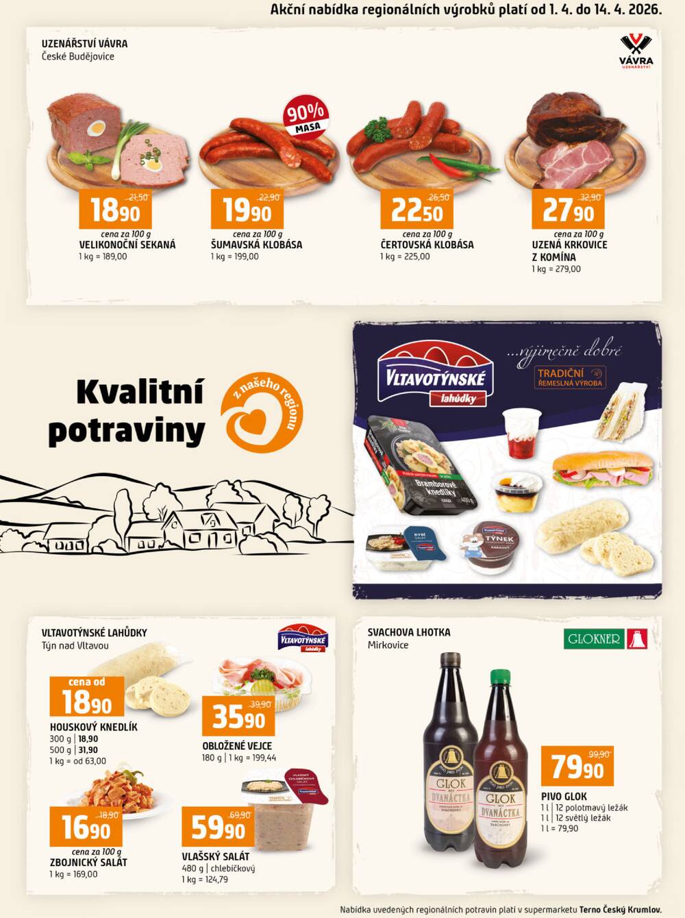 Leták Terno - Terno Český Krumlov 1.4. - 7.4. - strana 16