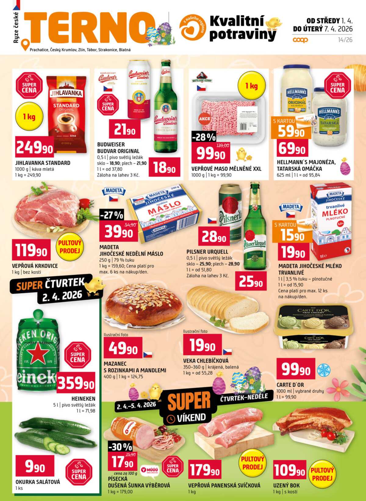 Terno Prachatice 1.4. - 7.4. strana 1