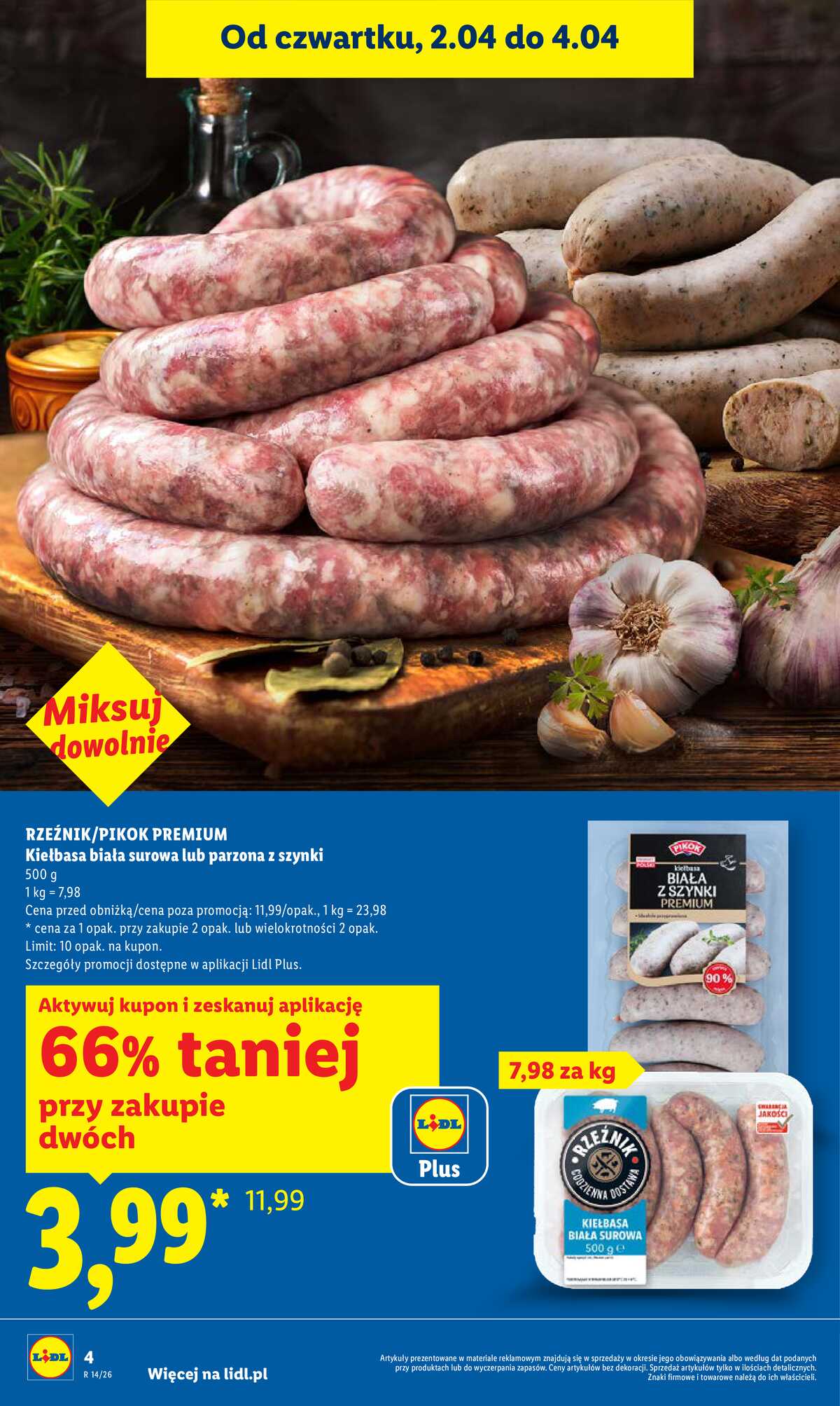 Leták Lidl Polsko 2.4.-4.4.2026 - Zpravodaj platný od 2.04 do 4.04 strana 4
