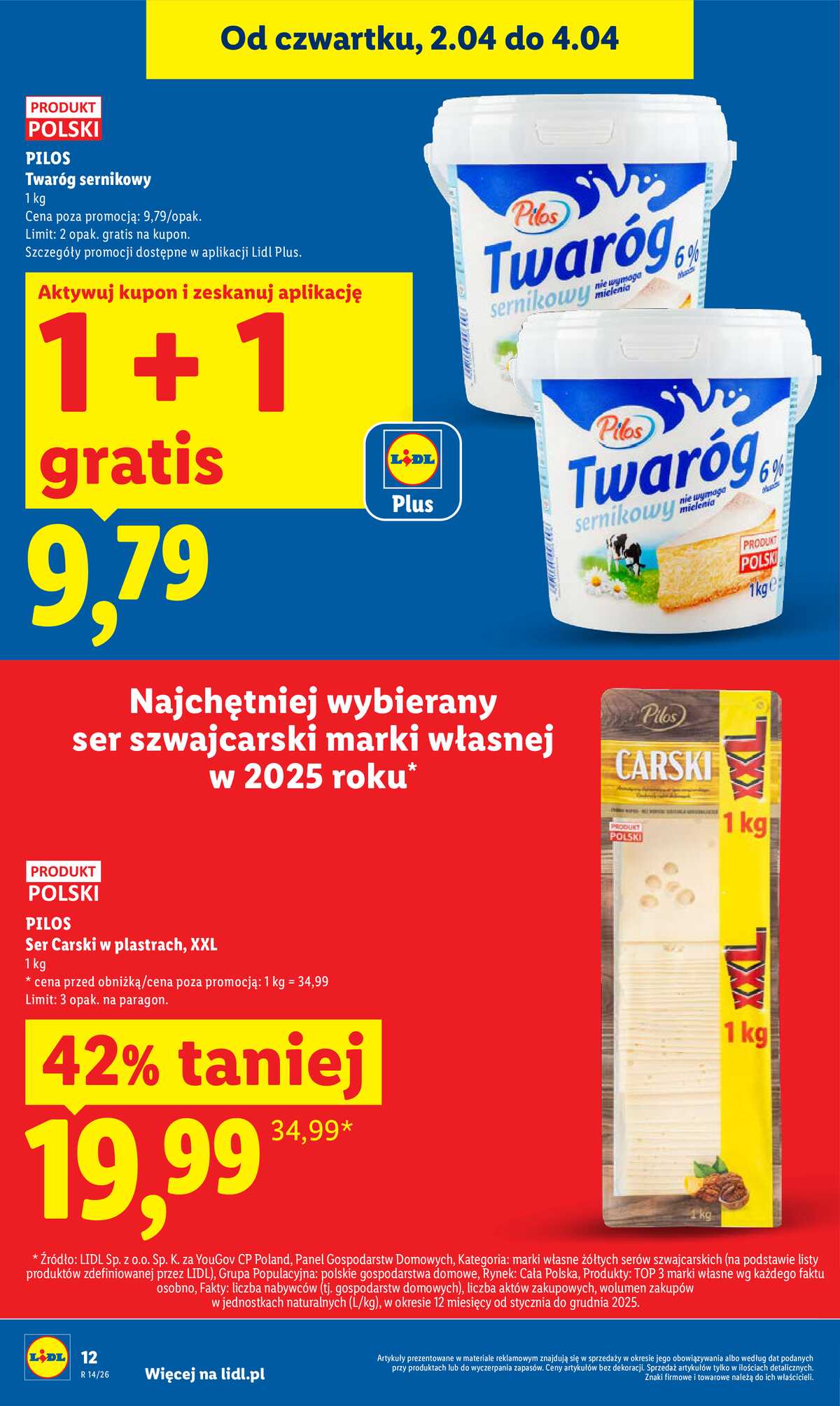 Leták Lidl Polsko 2.4.-4.4.2026 - Zpravodaj platný od 2.04 do 4.04 strana 12