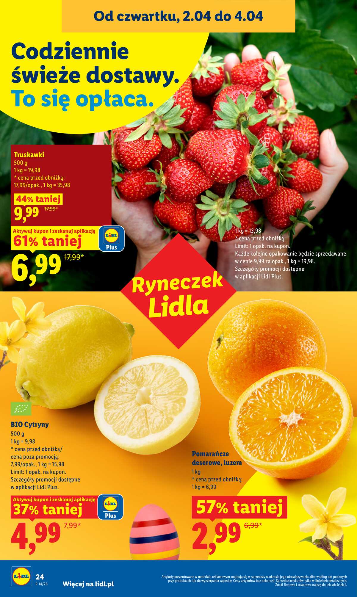 Leták Lidl Polsko 2.4.-4.4.2026 - Zpravodaj platný od 2.04 do 4.04 strana 24