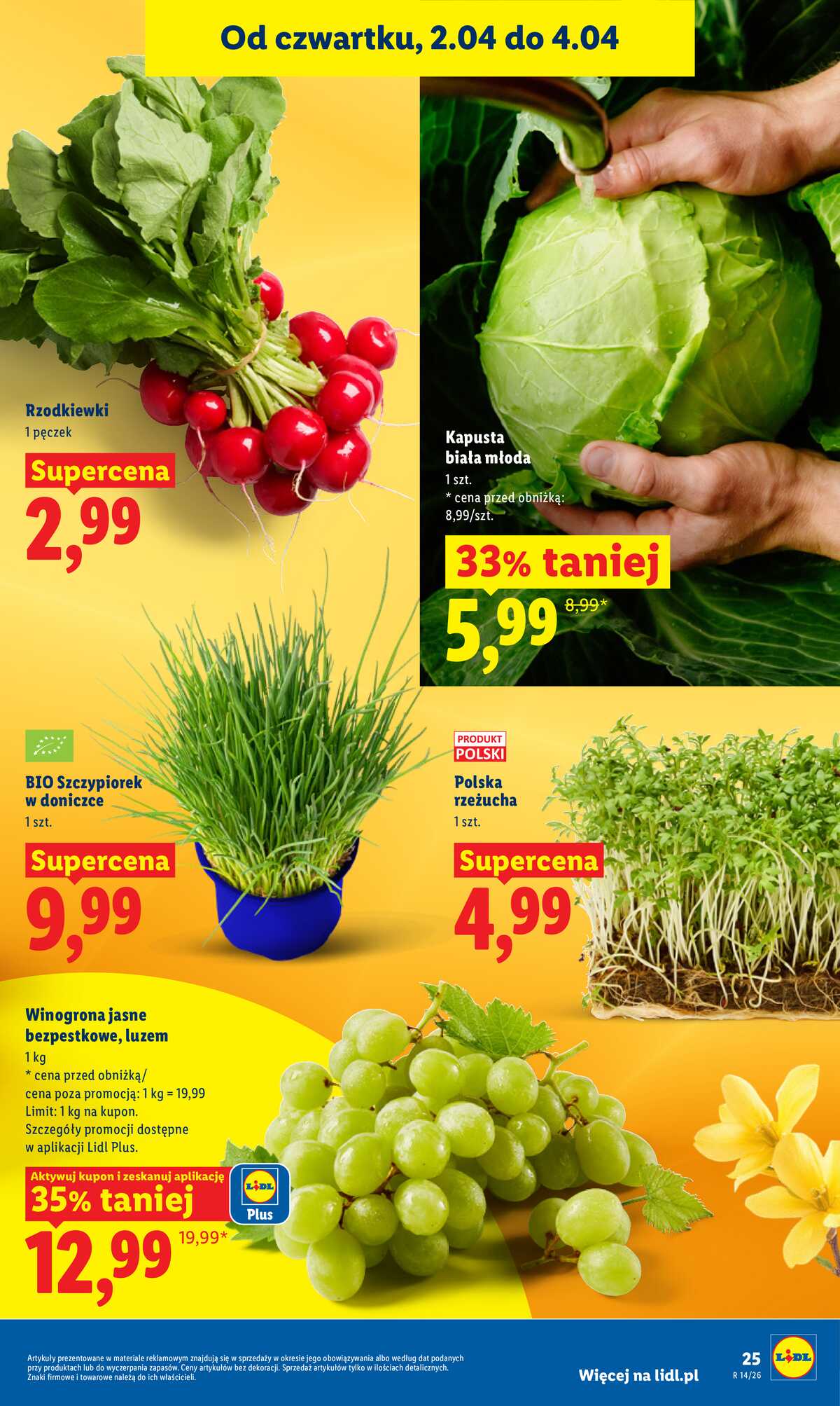 Leták Lidl Polsko 2.4.-4.4.2026 - Zpravodaj platný od 2.04 do 4.04 strana 25