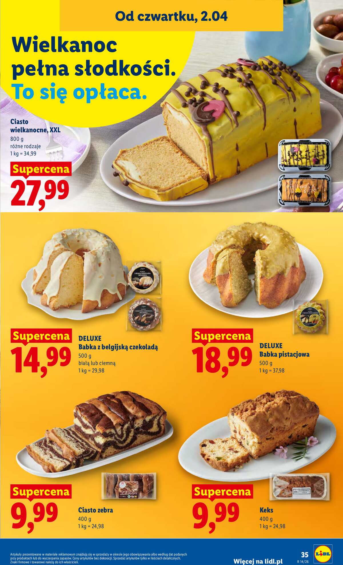 Leták Lidl Polsko 2.4.-4.4.2026 - Zpravodaj platný od 2.04 do 4.04 strana 35