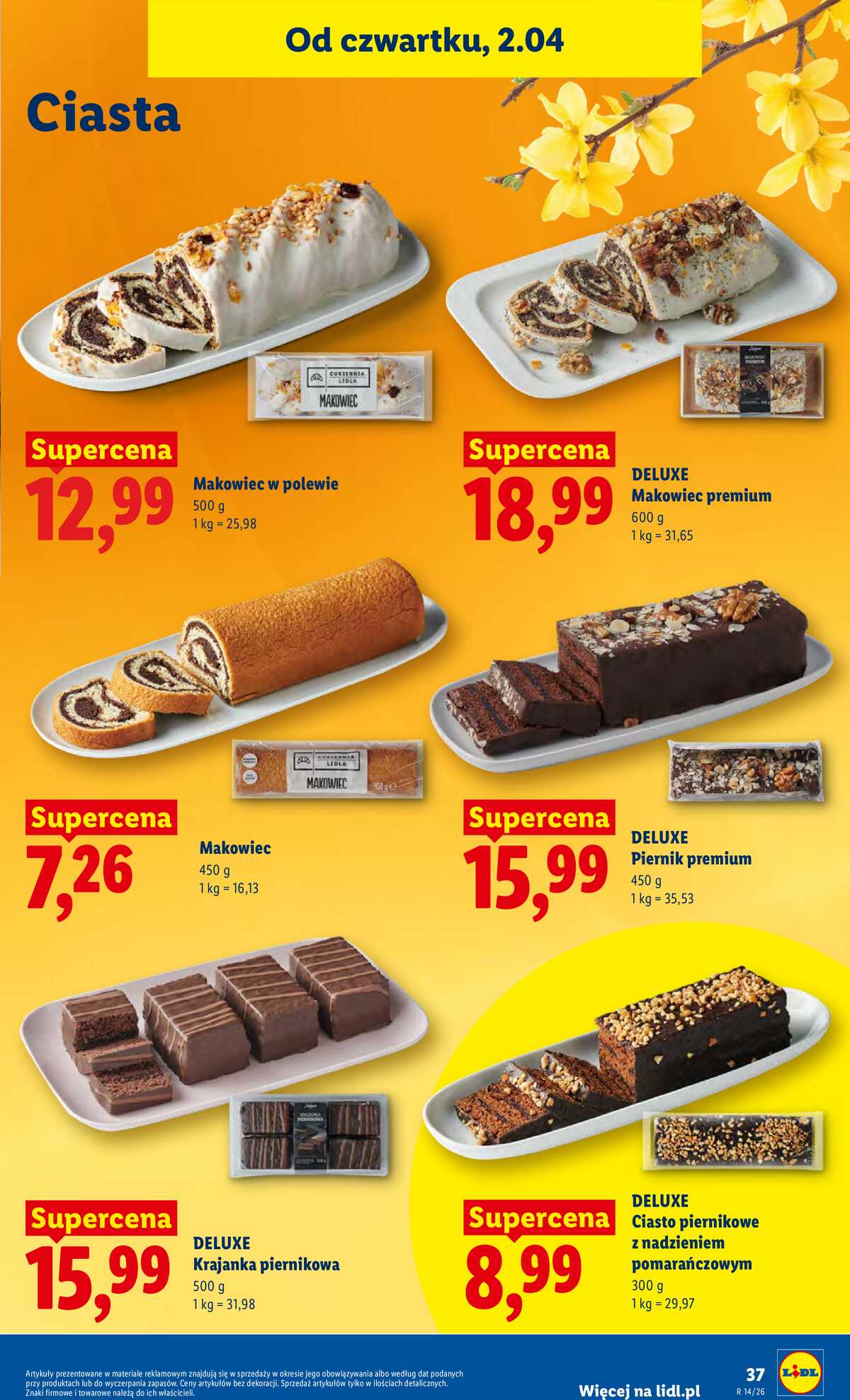 Leták Lidl Polsko 2.4.-4.4.2026 - Zpravodaj platný od 2.04 do 4.04 strana 37