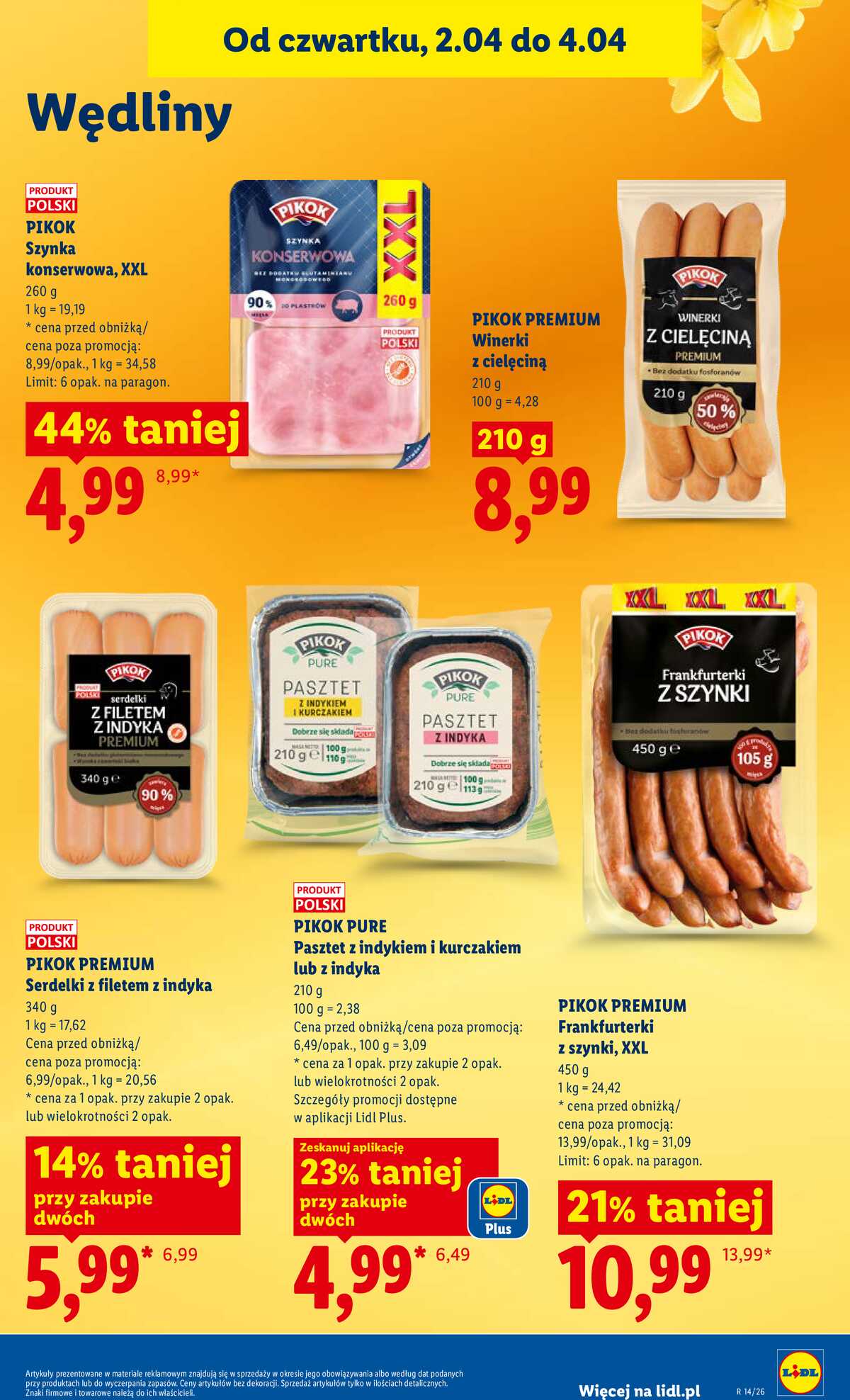 Leták Lidl Polsko 2.4.-4.4.2026 - Zpravodaj platný od 2.04 do 4.04 strana 43