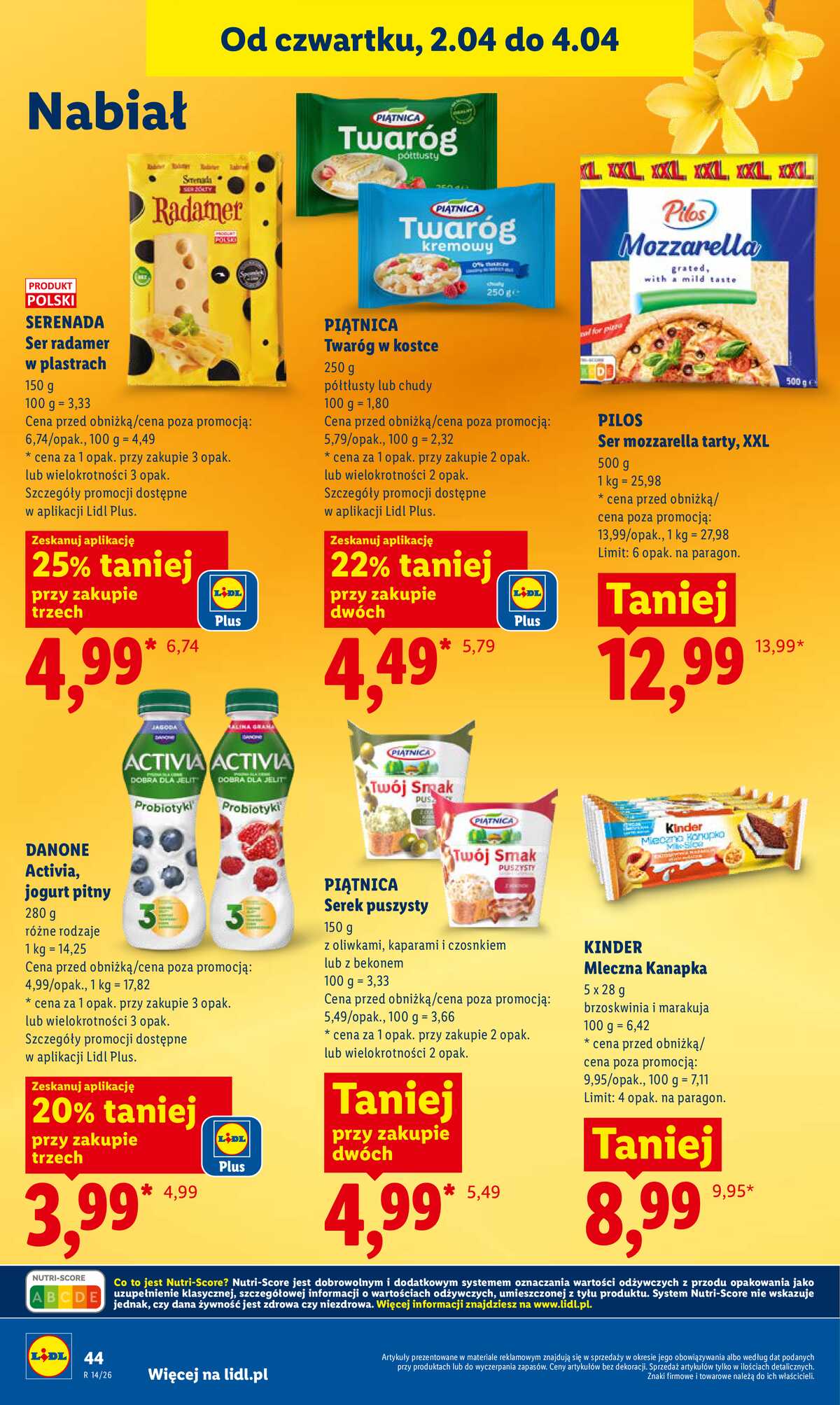 Leták Lidl Polsko 2.4.-4.4.2026 - Zpravodaj platný od 2.04 do 4.04 strana 46