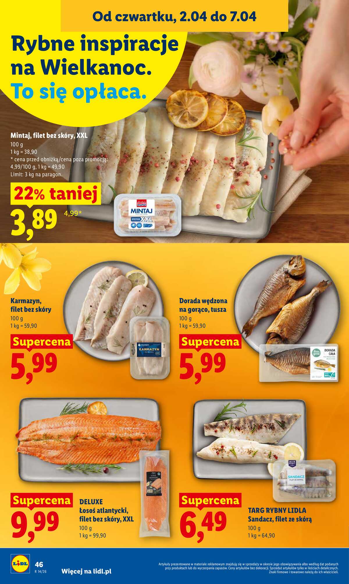 Leták Lidl Polsko 2.4.-4.4.2026 - Zpravodaj platný od 2.04 do 4.04 strana 48