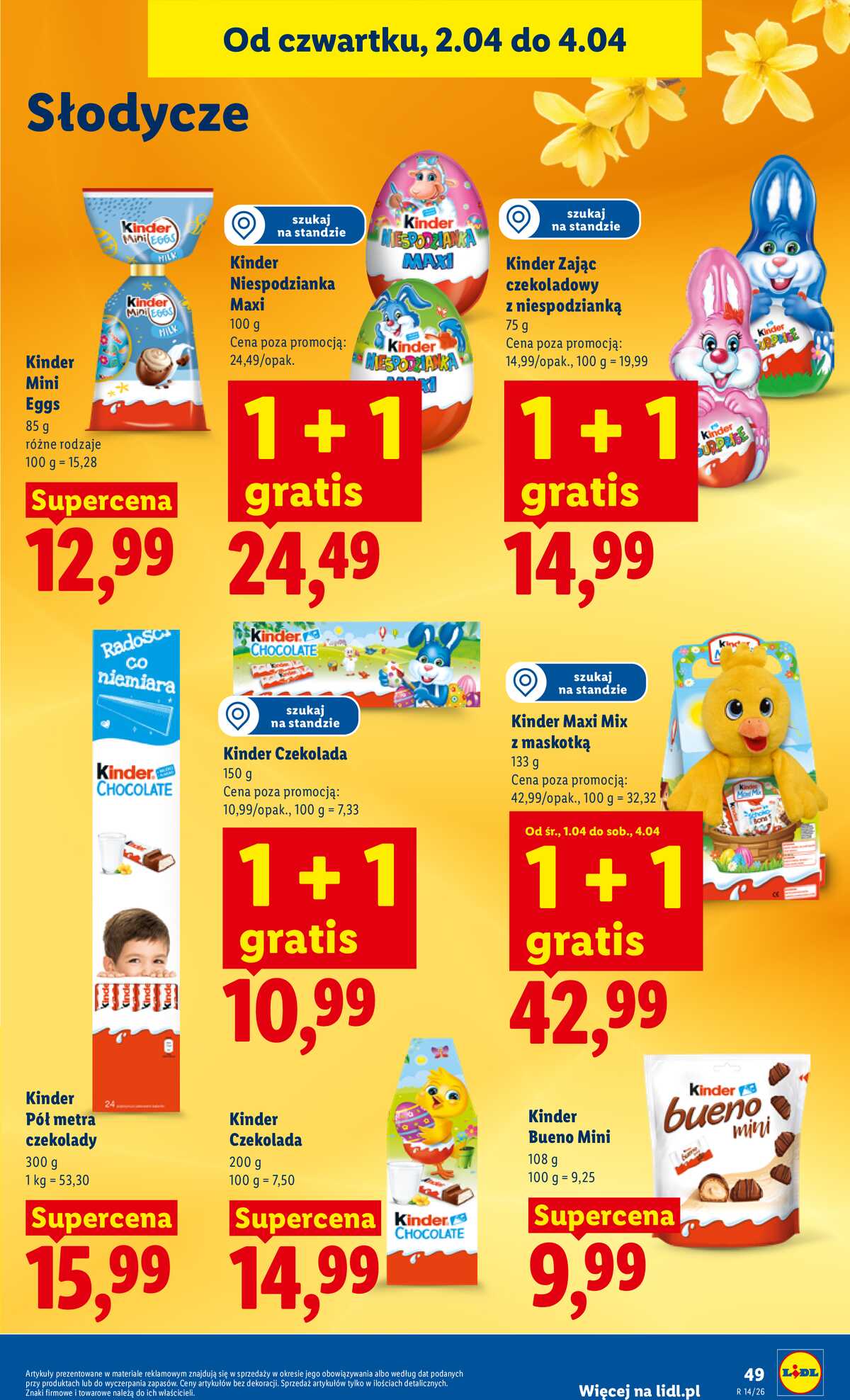 Leták Lidl Polsko 2.4.-4.4.2026 - Zpravodaj platný od 2.04 do 4.04 strana 51