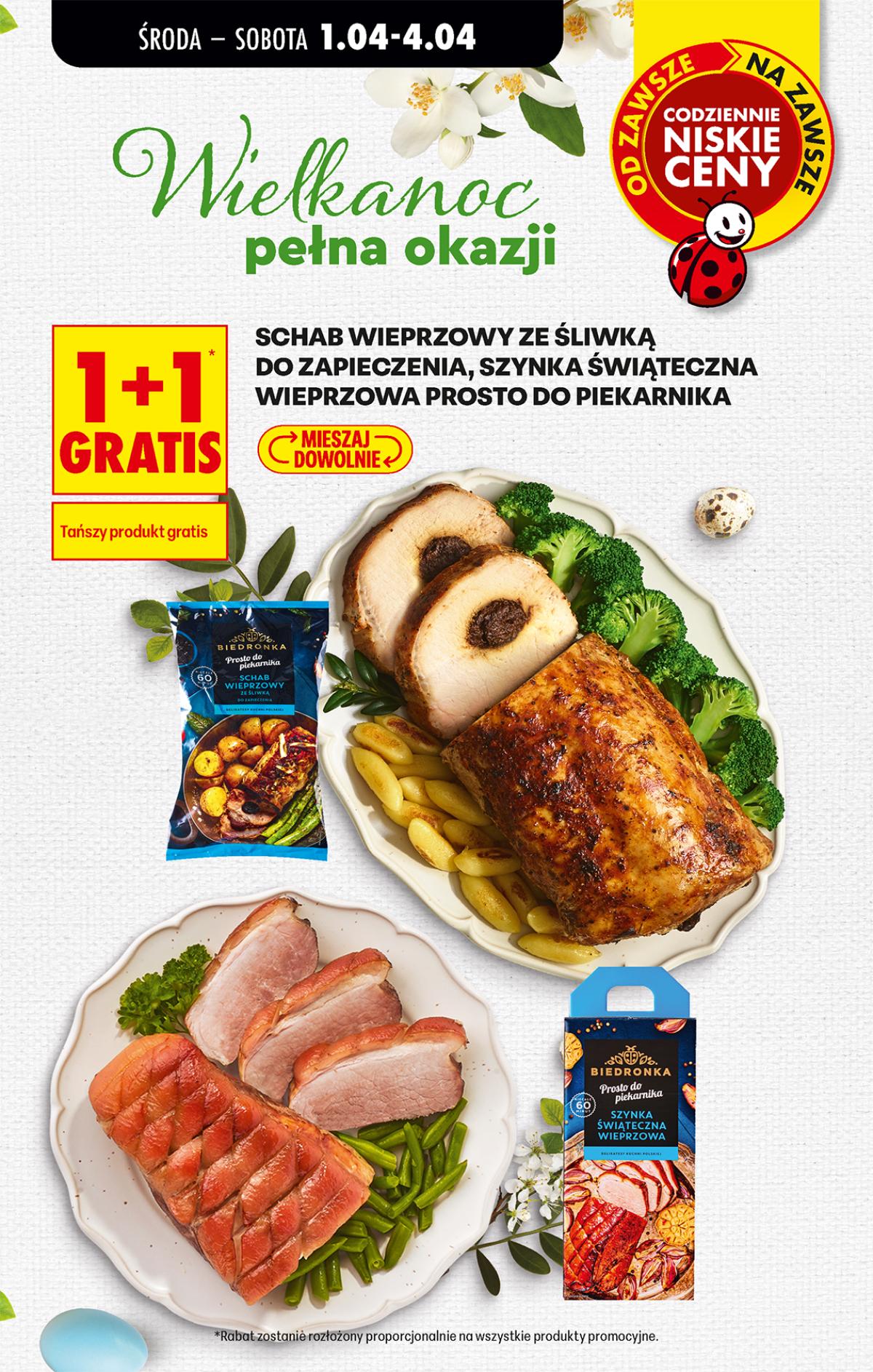 Leták Biedronka Polsko 1.4.-7.4.2026 strana 3