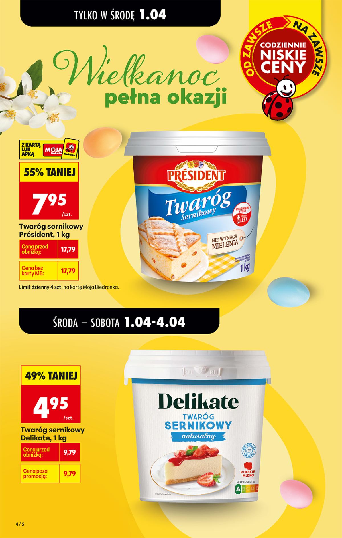 Leták Biedronka Polsko 1.4.-7.4.2026 strana 4