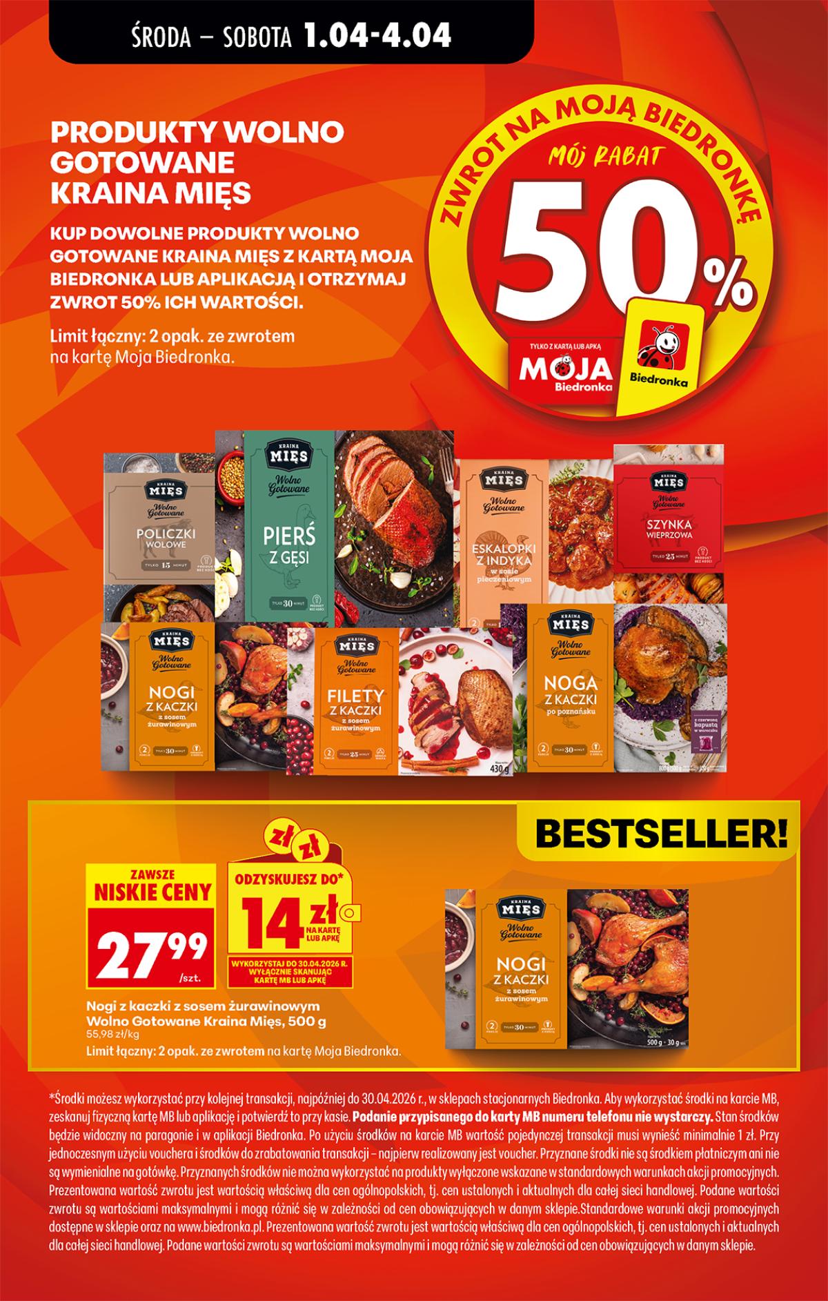 Leták Biedronka Polsko 1.4.-7.4.2026 strana 78