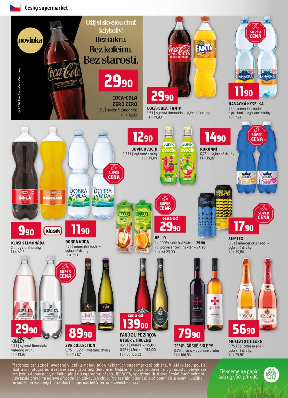 Terno Zlín, Jihlava, Český Krumlov, Prachatice, Strakonice a Tábor od 8.4. do 14.4.2026