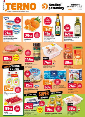 Terno Zlín, Jihlava, Český Krumlov, Prachatice, Strakonice a Tábor od 8.4. do 14.4.2026