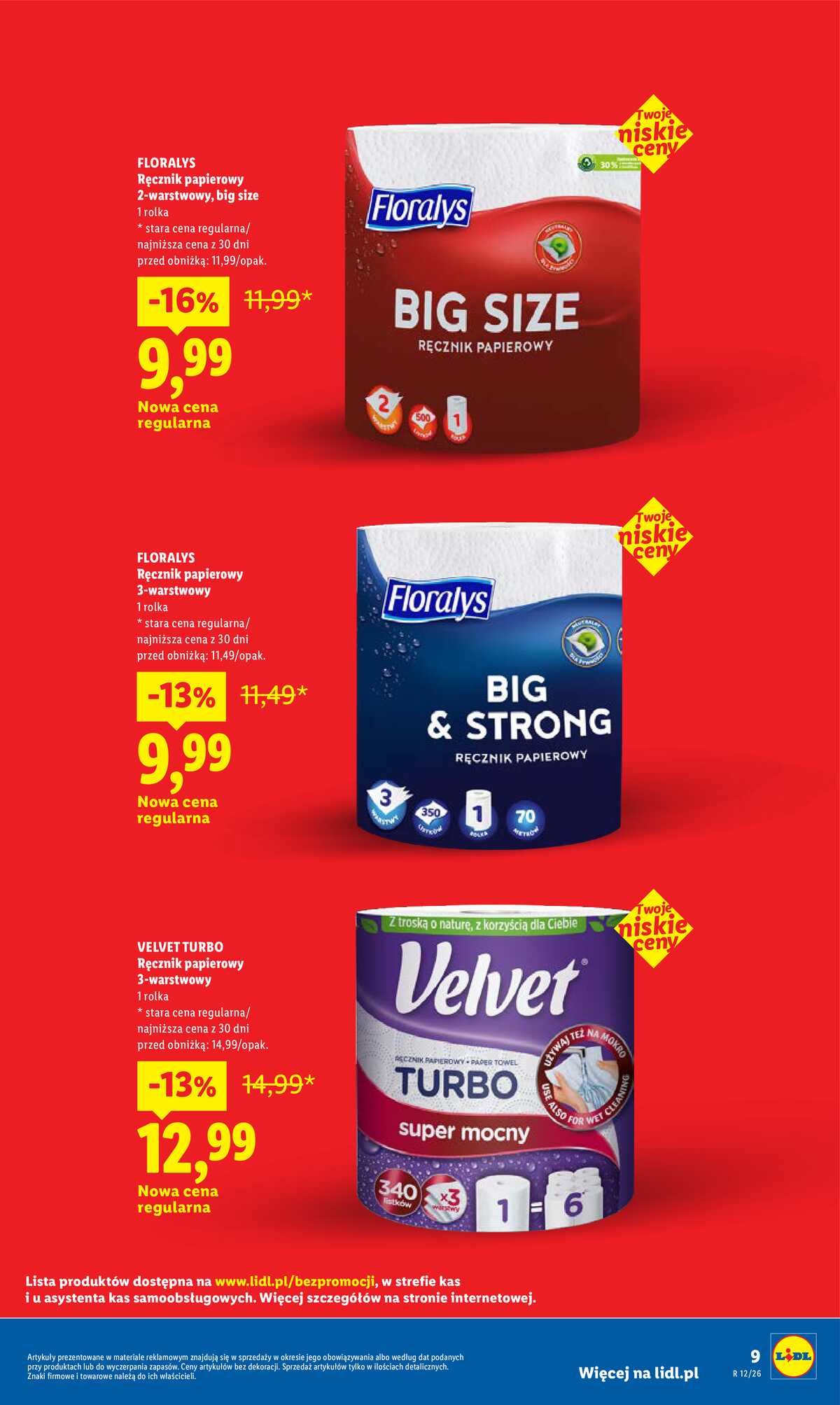 Leták Lidl Polsko 1.3.-6.4.2026 - Cenová revoluce! strana 9