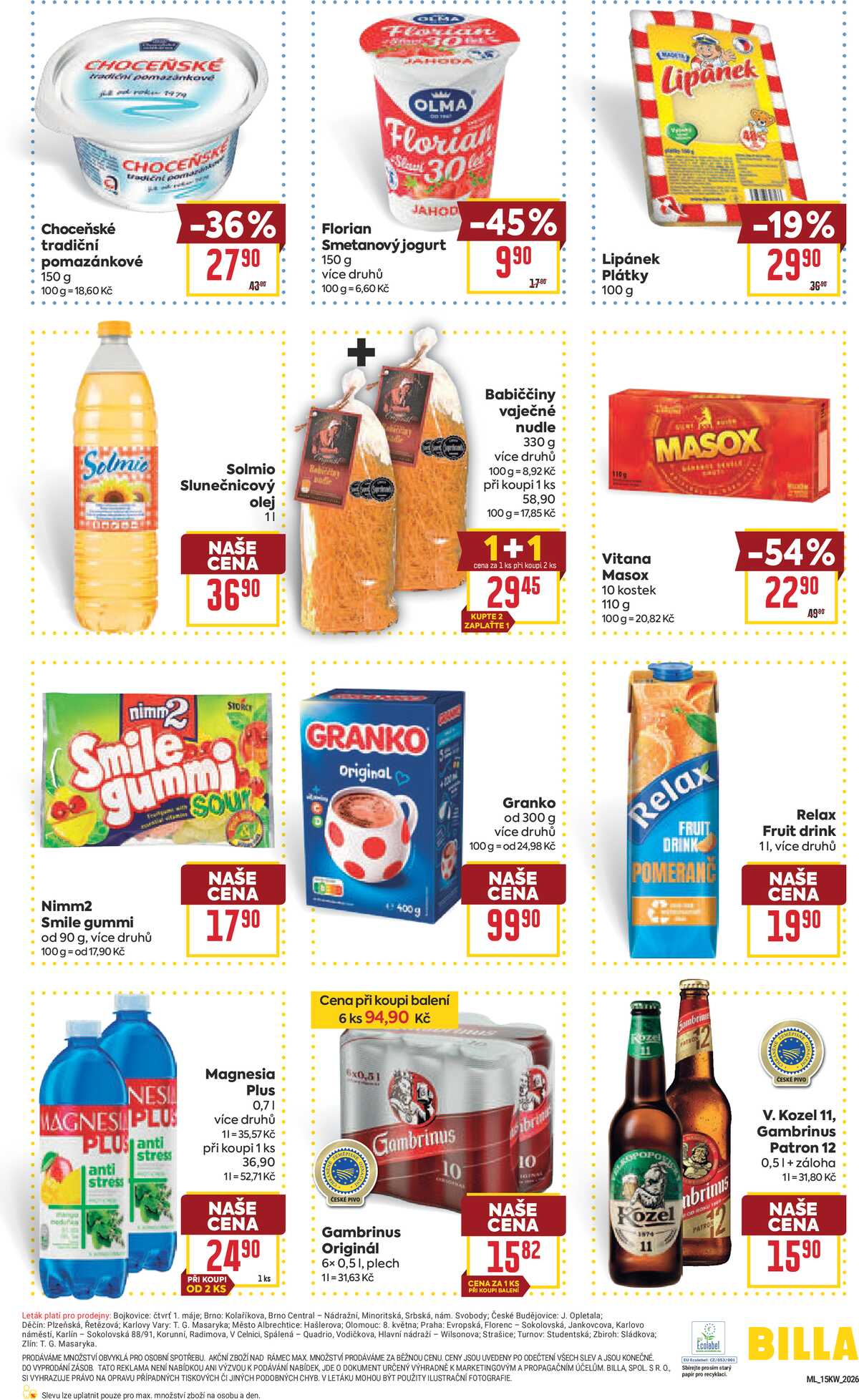 BILLA malý leták od 7.4. do 14.4.2026 strana 3