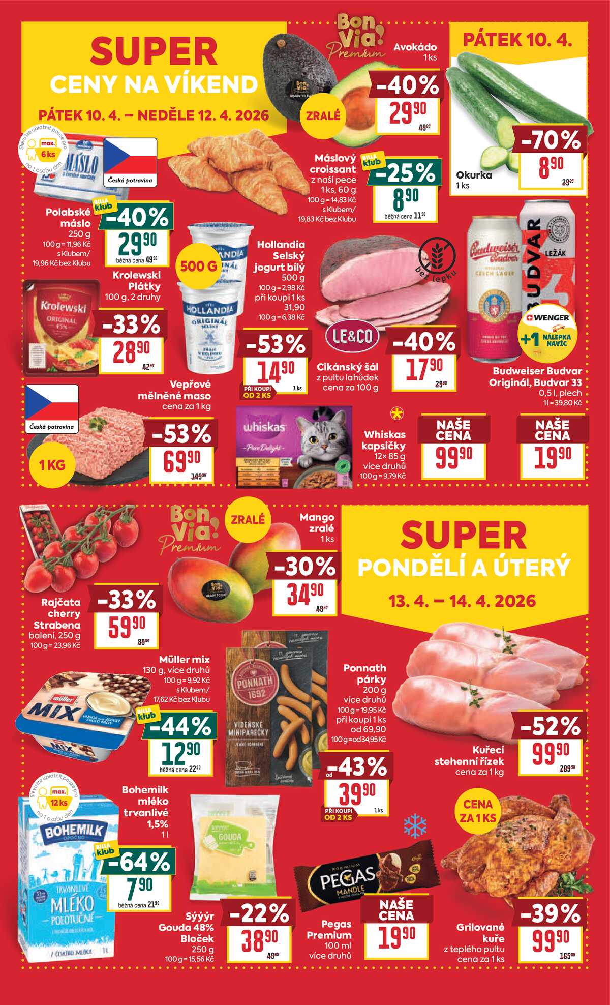BILLA malý leták od 7.4. do 14.4.2026 strana 4