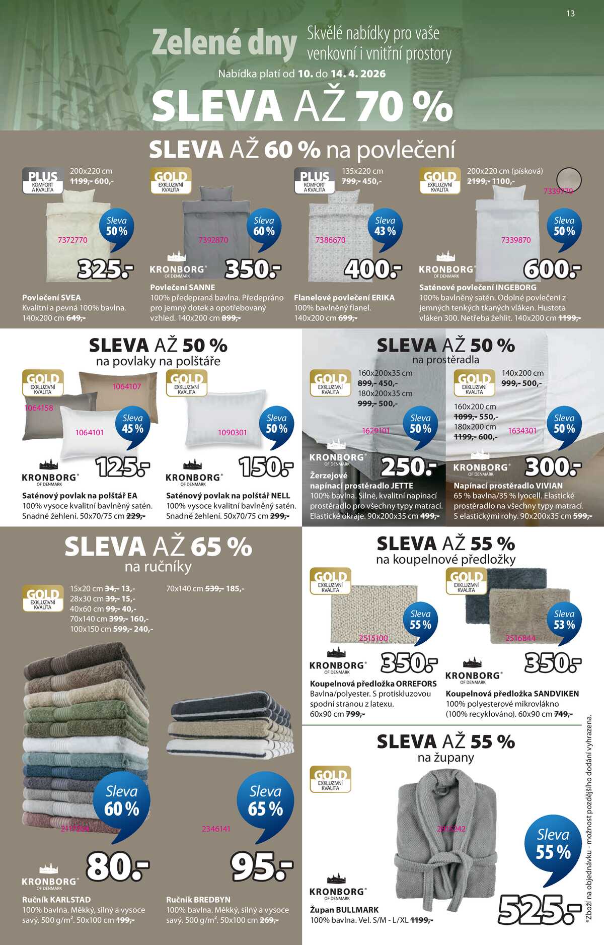 Jysk od 10.4. do 14.4.2026 strana 13