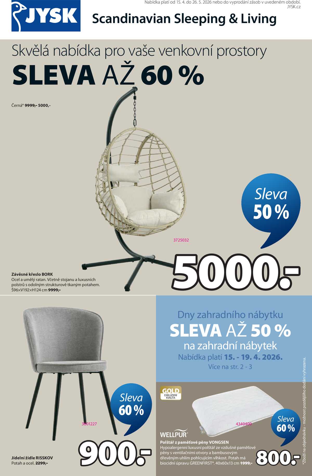 Jysk od 15.4. do 26.5.2026 strana 1