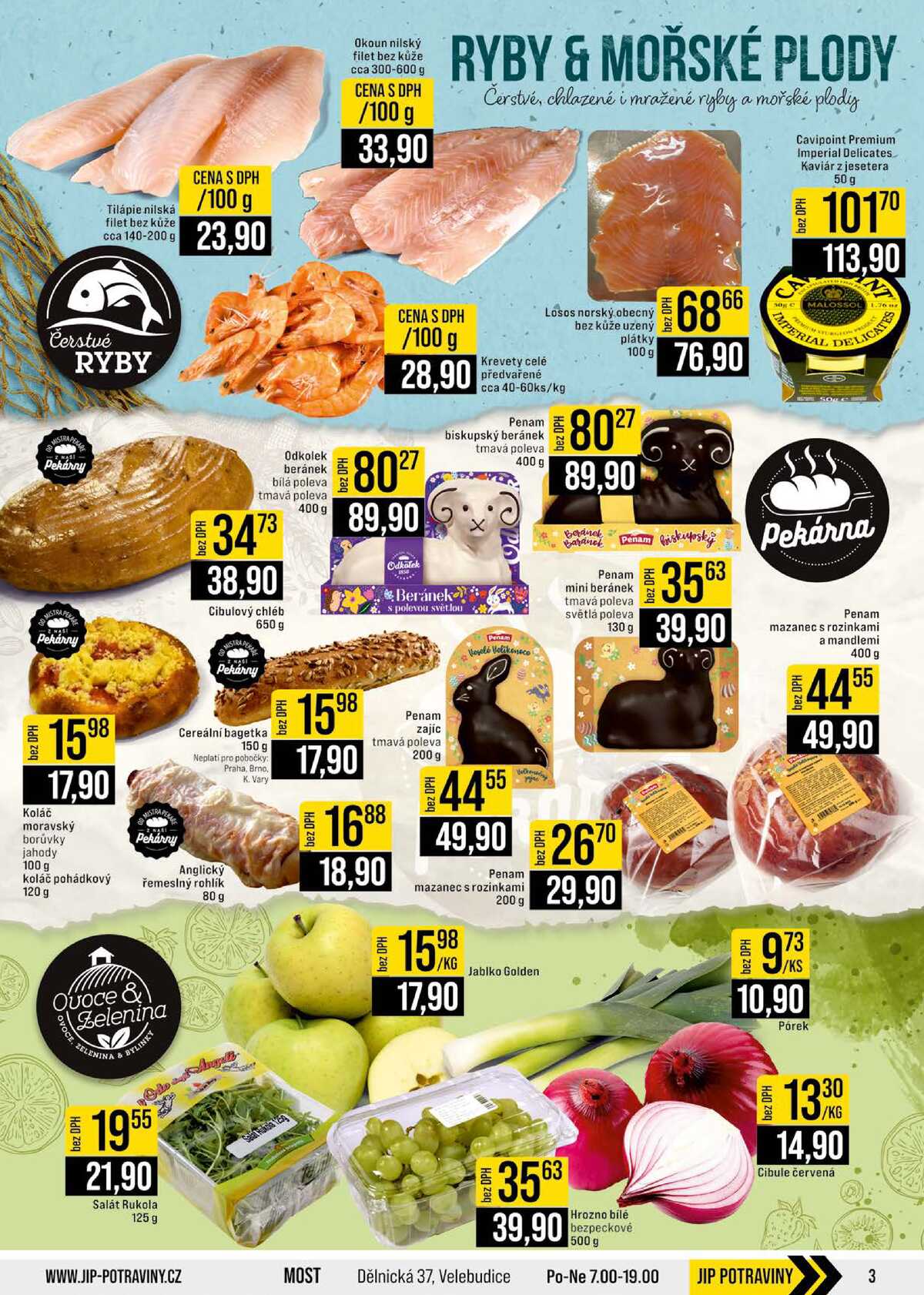 JIP Cash & Carry Brno, Praha, Ostrava, Jilemnice, Pardubice, Ostrava, Karlovy Vary, Olomouc a Zlín od 1.4. do 7.4.2026 strana 3