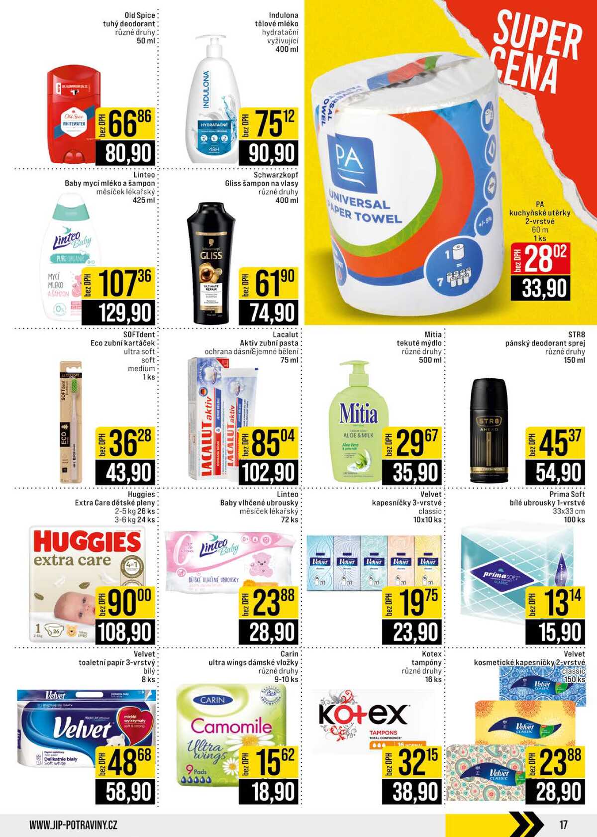 JIP Cash & Carry Brno, Praha, Ostrava, Jilemnice, Pardubice, Ostrava, Karlovy Vary, Olomouc a Zlín od 1.4. do 7.4.2026 strana 17