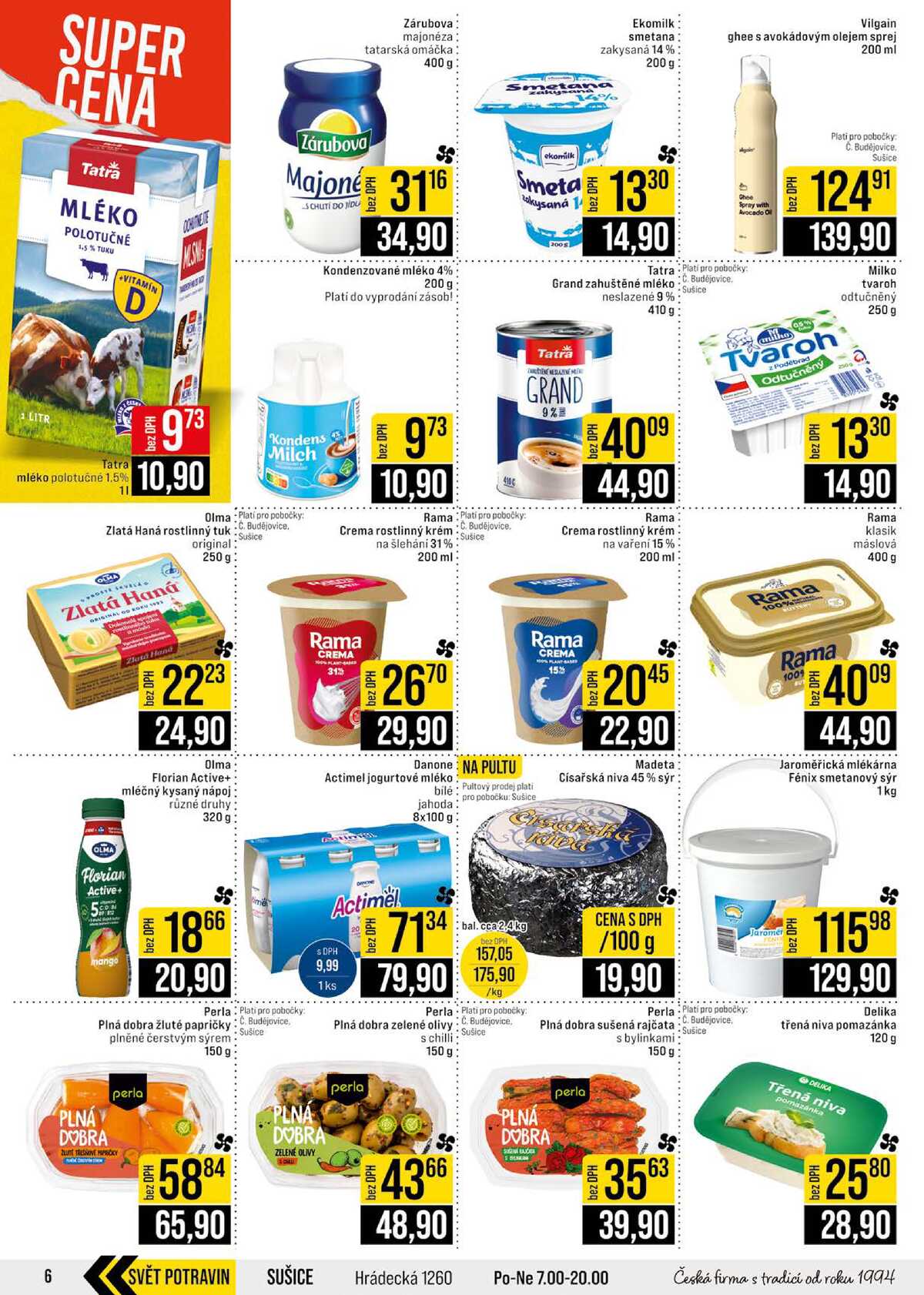 JIP Cash & Carry České Budějovice, Most, Náchod, Polička, Sušice a Svoboda nad Úpou od 1.4. do 7.4.2026 strana 6