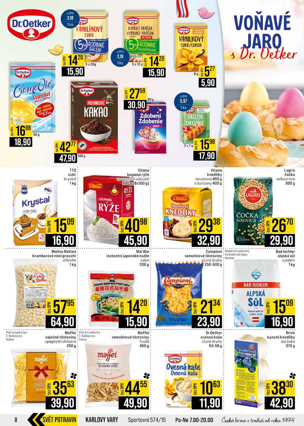 JIP Cash & Carry České Budějovice, Most, Náchod, Polička, Sušice a Svoboda nad Úpou od 1.4. do 7.4.2026 strana 8