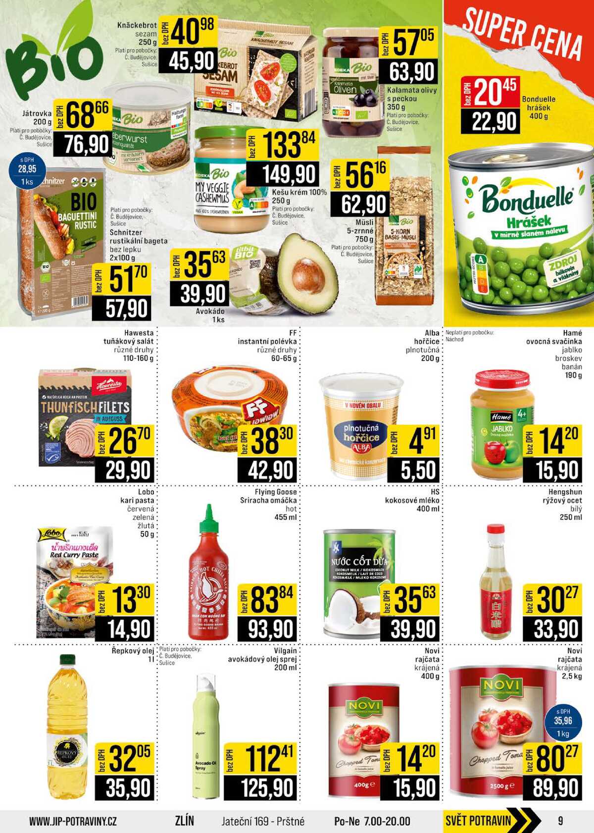 JIP Cash & Carry České Budějovice, Most, Náchod, Polička, Sušice a Svoboda nad Úpou od 1.4. do 7.4.2026 strana 9