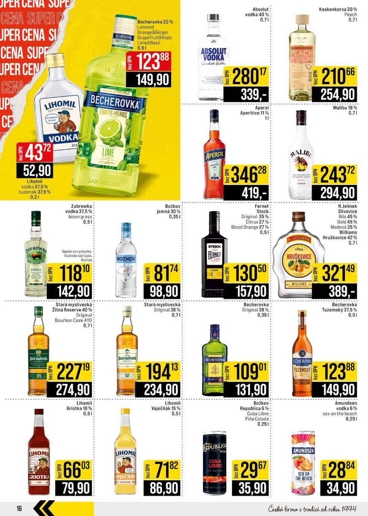 JIP Cash & Carry České Budějovice, Most, Náchod, Polička, Sušice a Svoboda nad Úpou od 1.4. do 7.4.2026 strana 16