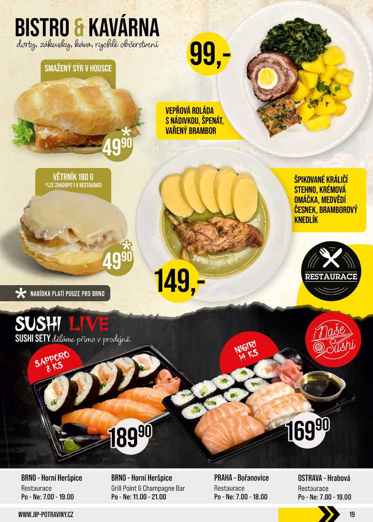 JIP Cash & Carry České Budějovice, Most, Náchod, Polička, Sušice a Svoboda nad Úpou od 1.4. do 7.4.2026 strana 19