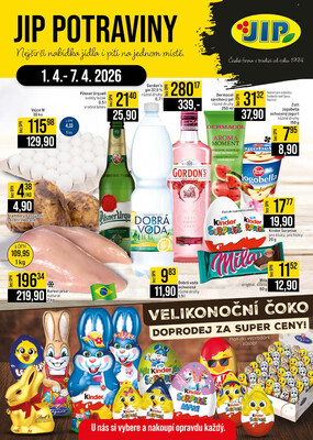 JIP Cash &amp;amp; Carry České Budějovice, Most, Náchod, Polička, Sušice a Svoboda nad Úpou od 1.4. do 7.4.2026