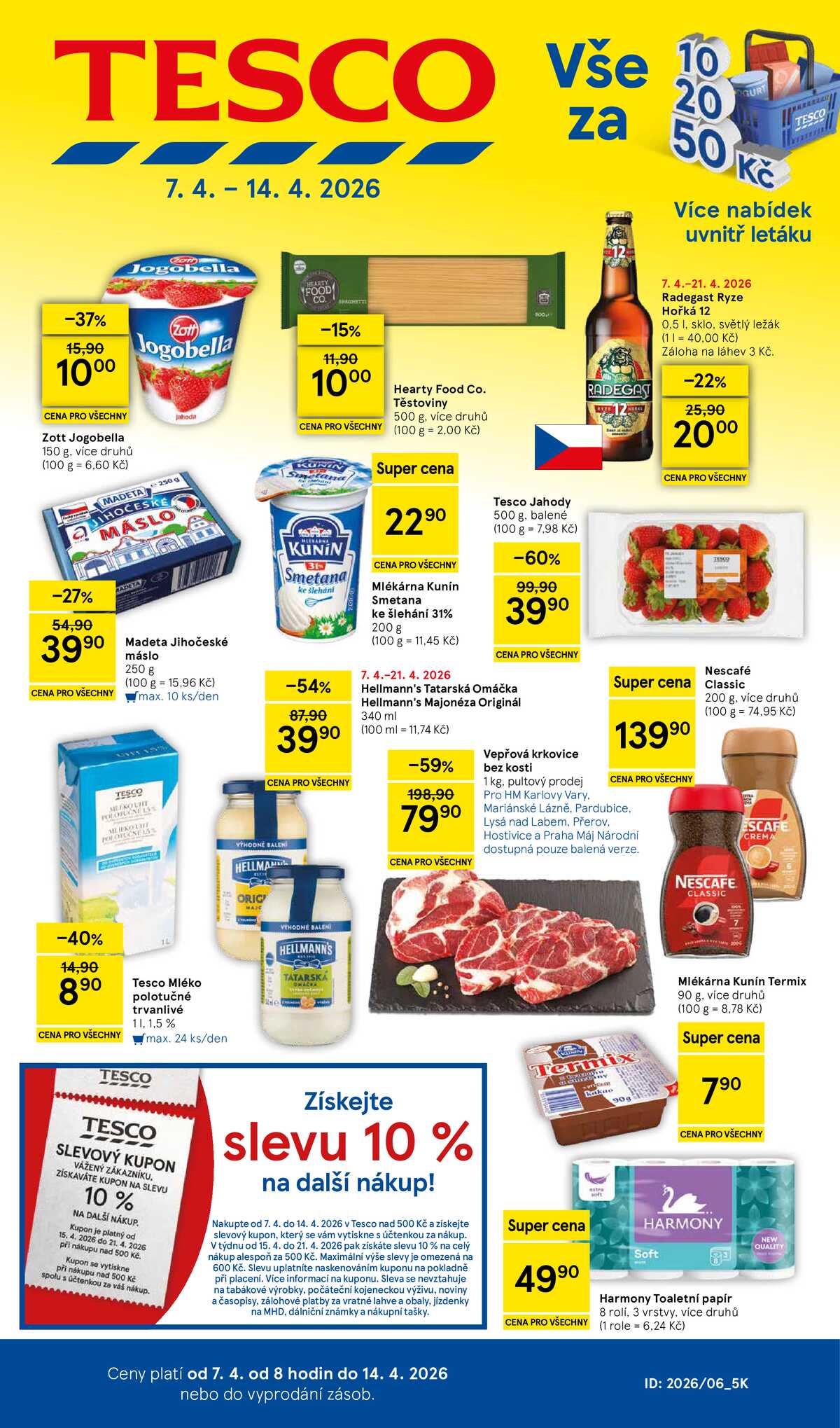 Tesco malé hypermarkety od 7.4. do 14.4.2026 strana 1