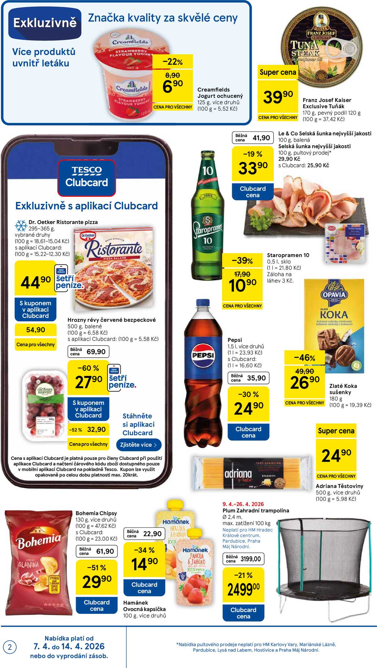 Tesco malé hypermarkety od 7.4. do 14.4.2026 strana 2