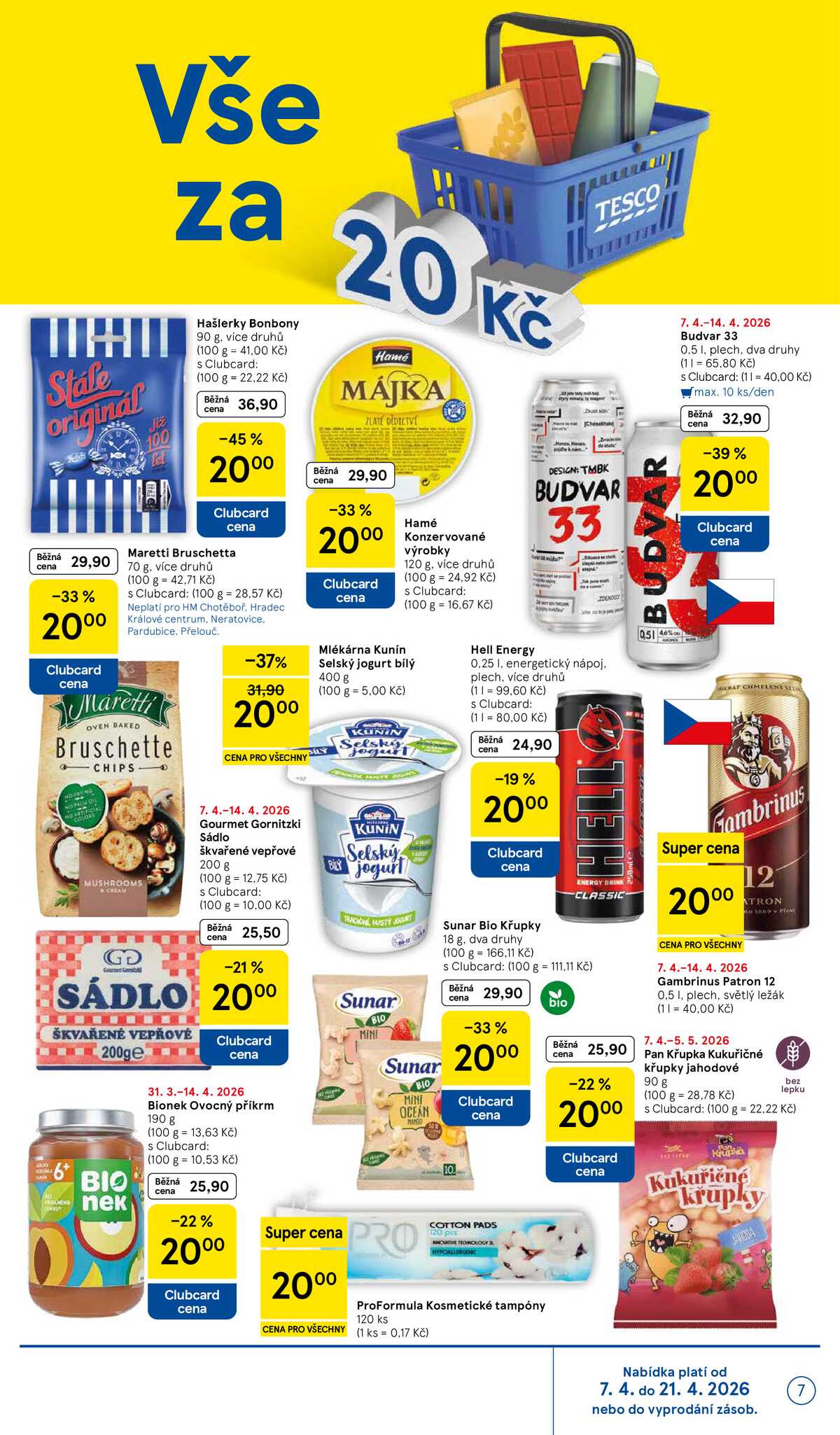 Tesco malé hypermarkety od 7.4. do 14.4.2026 strana 7