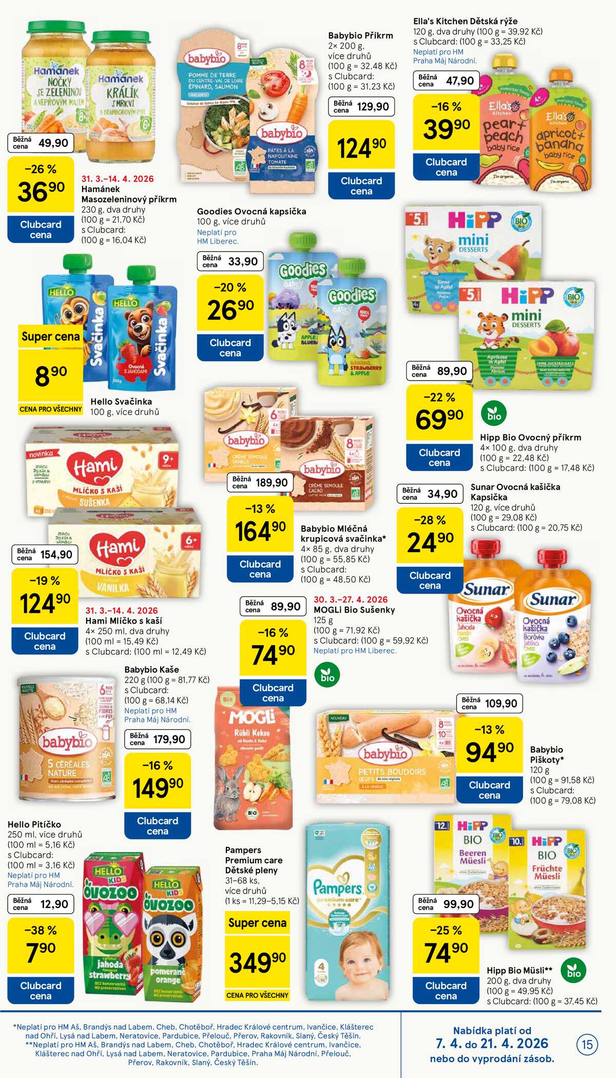 Tesco malé hypermarkety od 7.4. do 14.4.2026 strana 15