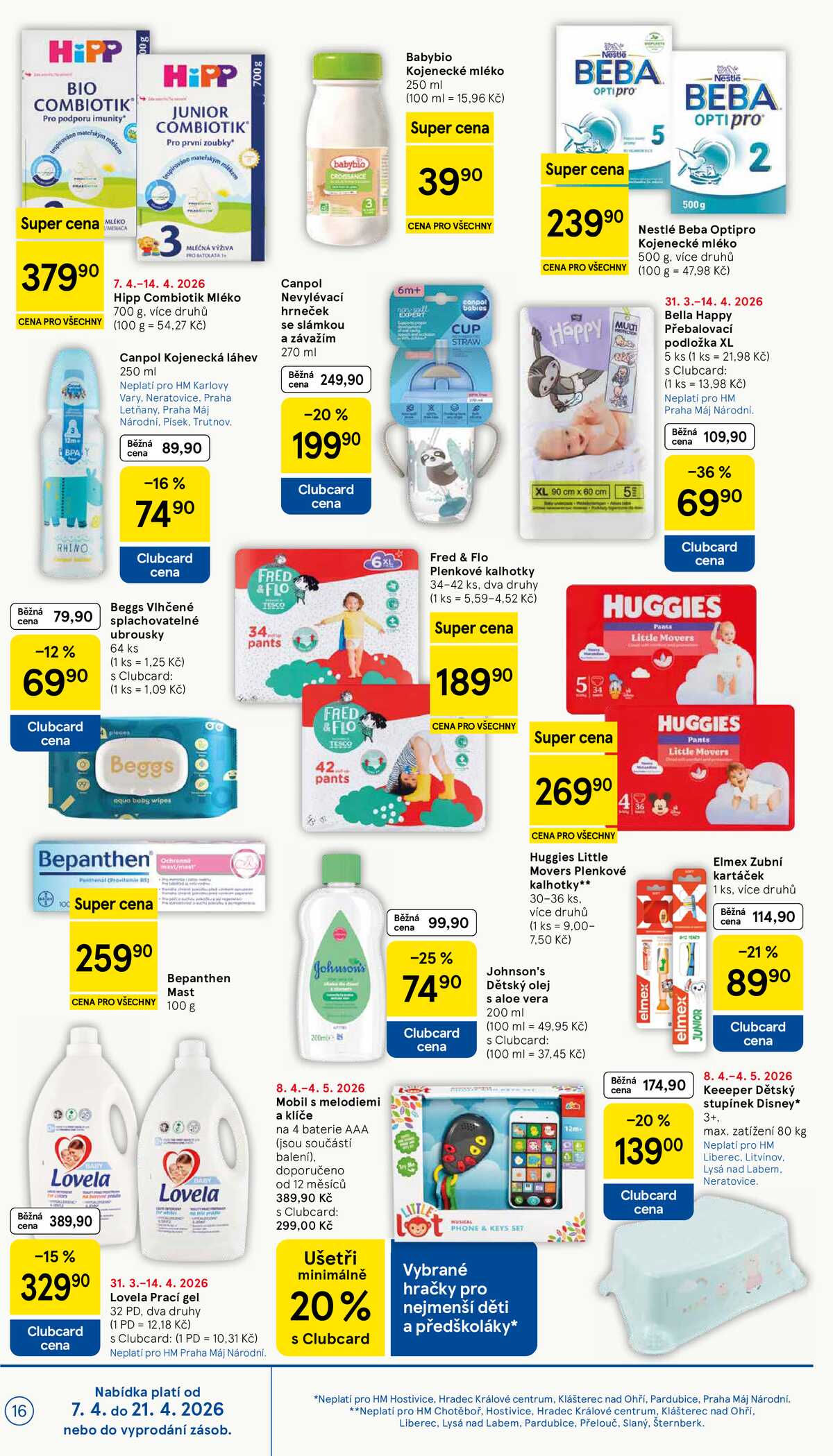 Tesco malé hypermarkety od 7.4. do 14.4.2026 strana 16