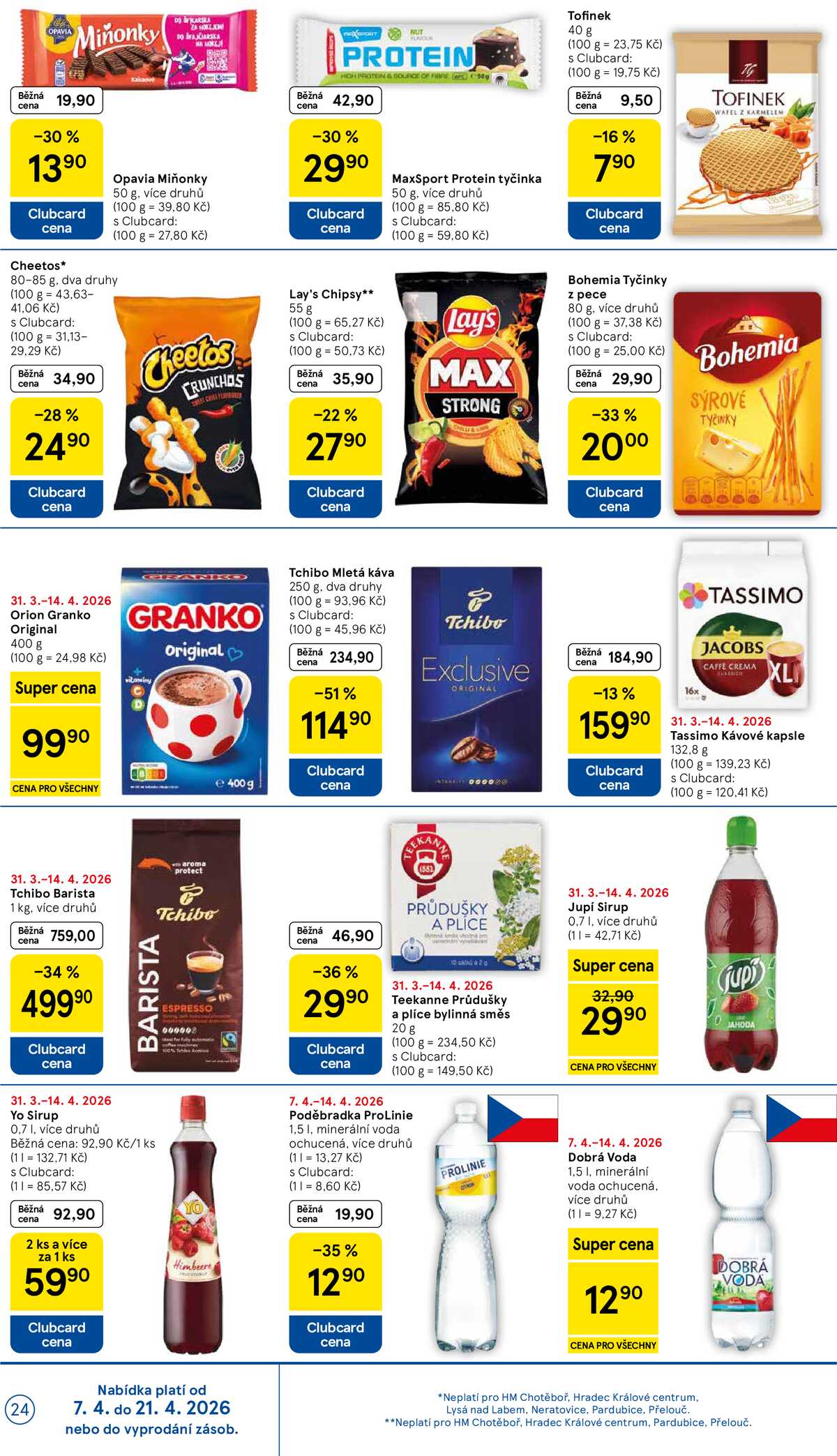 Tesco malé hypermarkety od 7.4. do 14.4.2026 strana 24