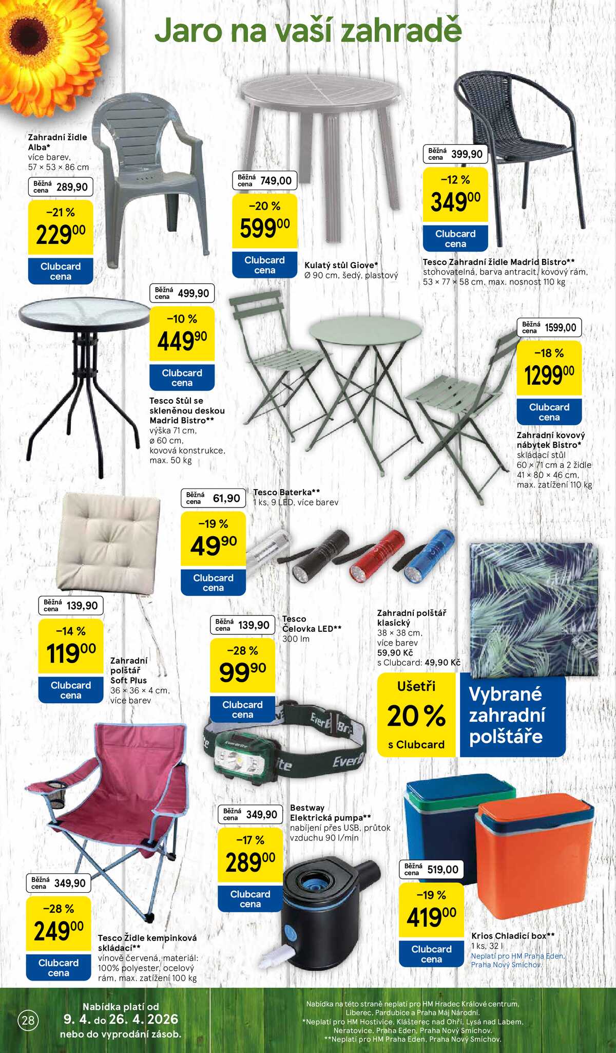 Tesco malé hypermarkety od 7.4. do 14.4.2026 strana 28