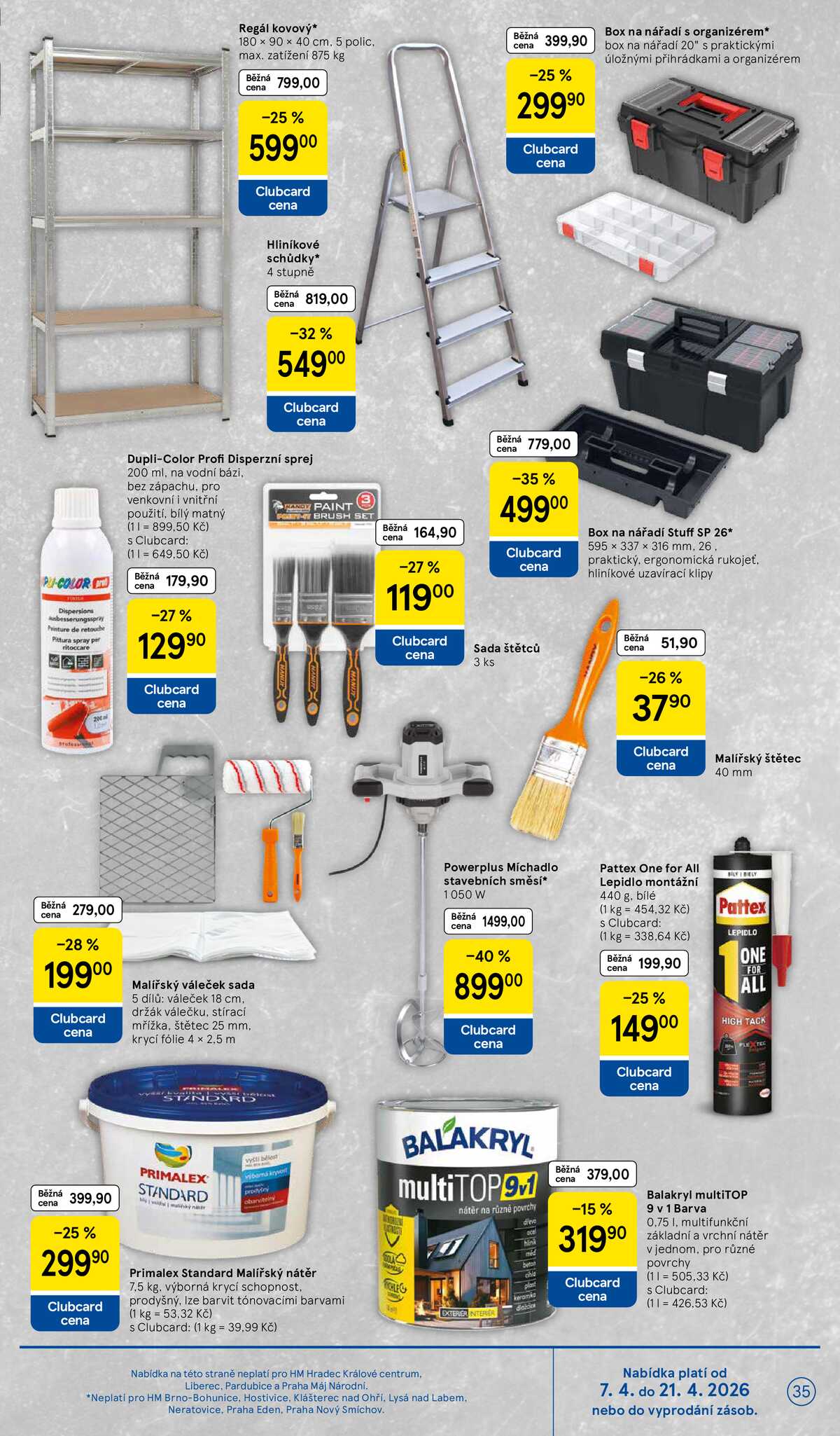 Tesco malé hypermarkety od 7.4. do 14.4.2026 strana 35