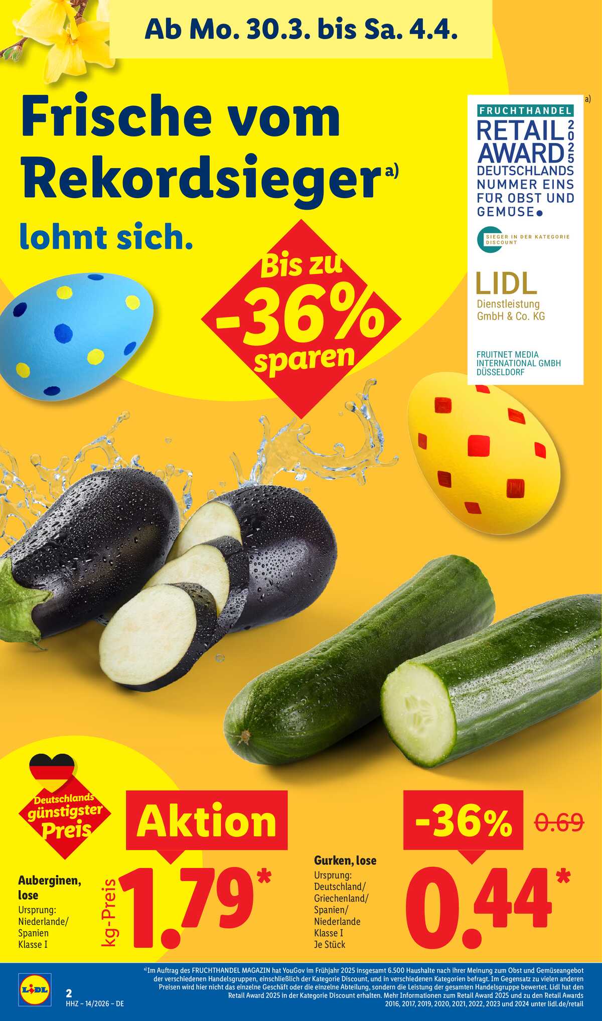Leták Lidl Německo 30.3.-4.4.2026 strana 8