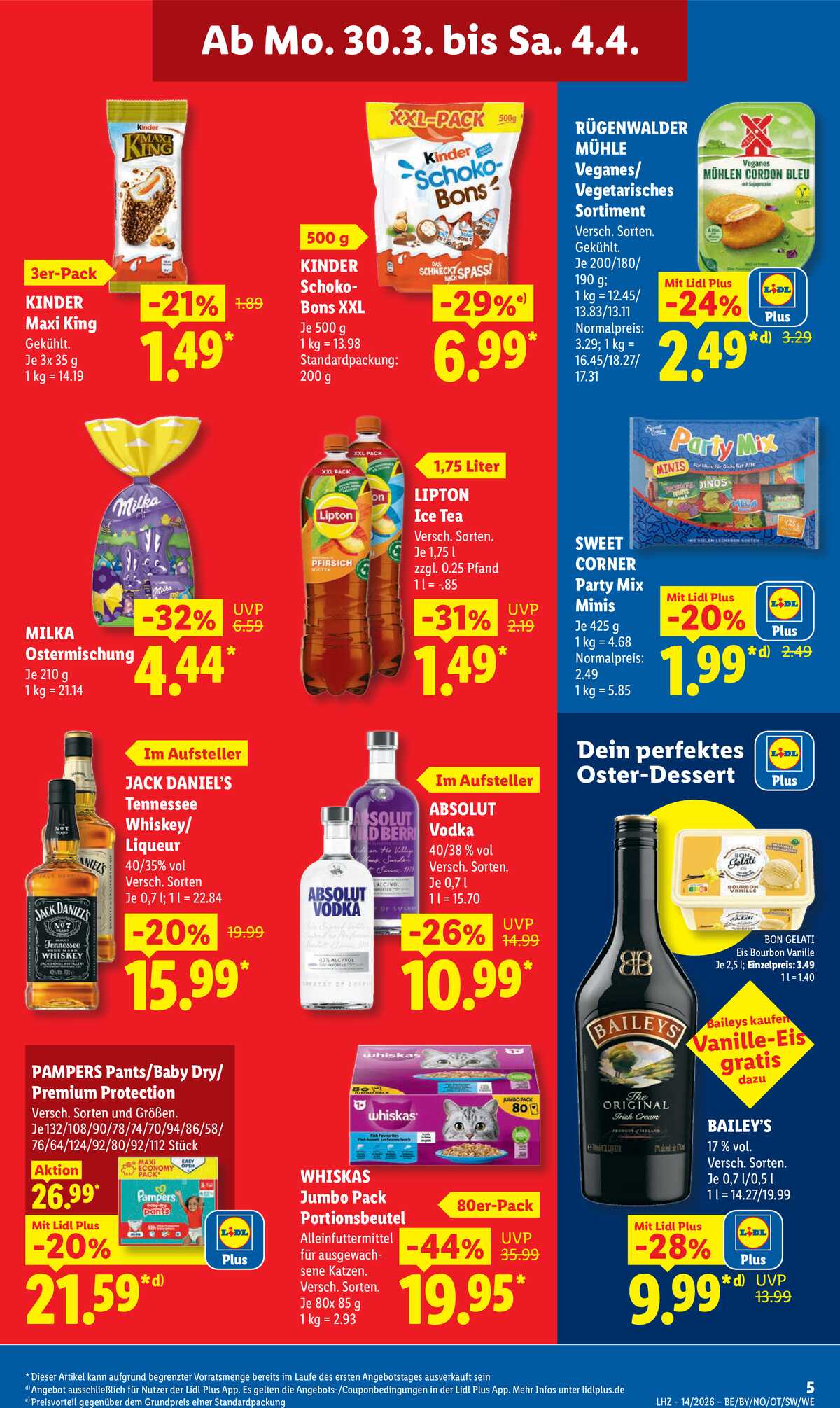 Leták Lidl Německo 30.3.-4.4.2026 strana 15
