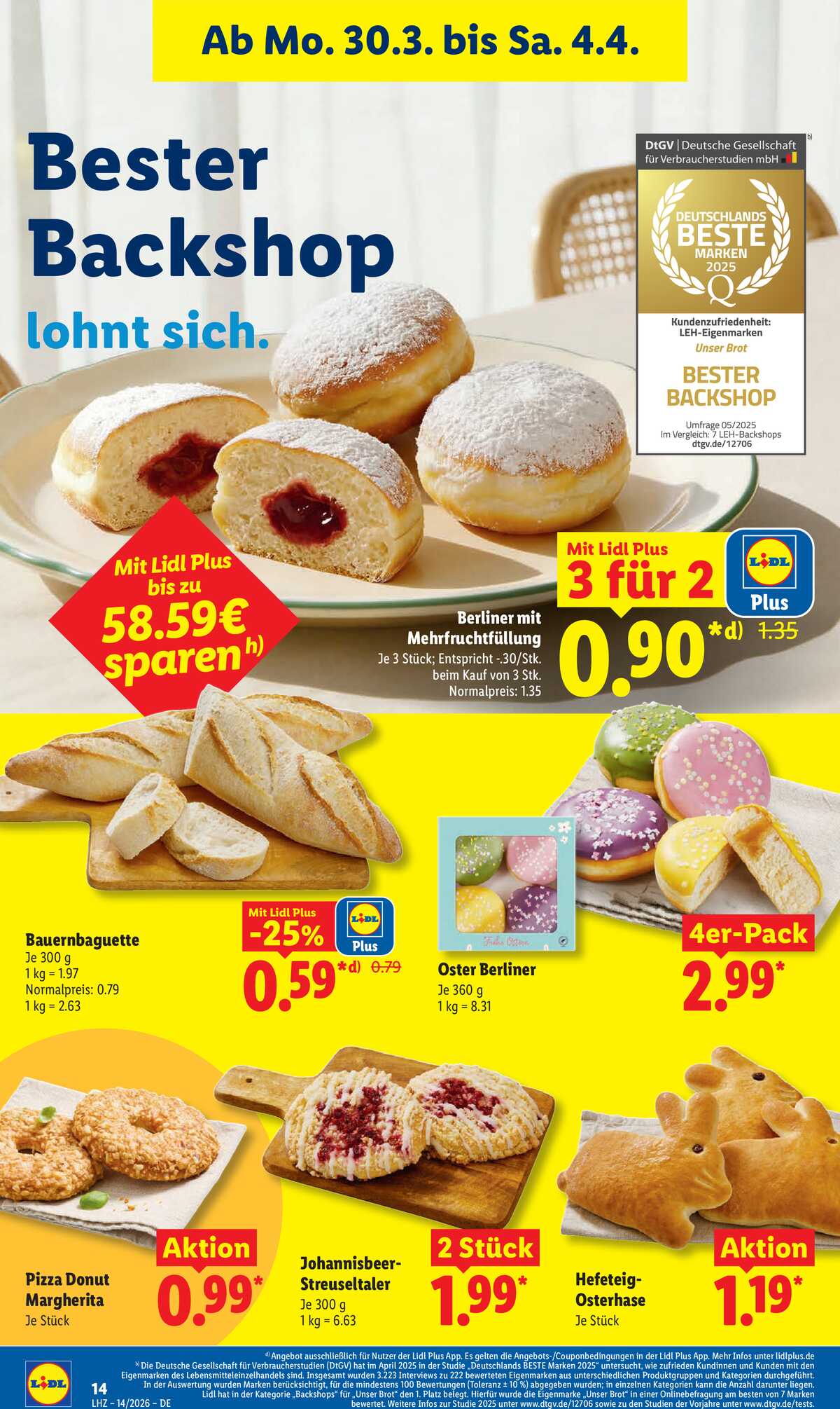 Leták Lidl Německo 30.3.-4.4.2026 strana 32