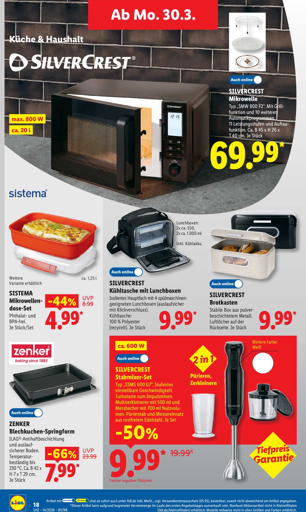 Leták Lidl Německo 30.3.-4.4.2026 strana 38